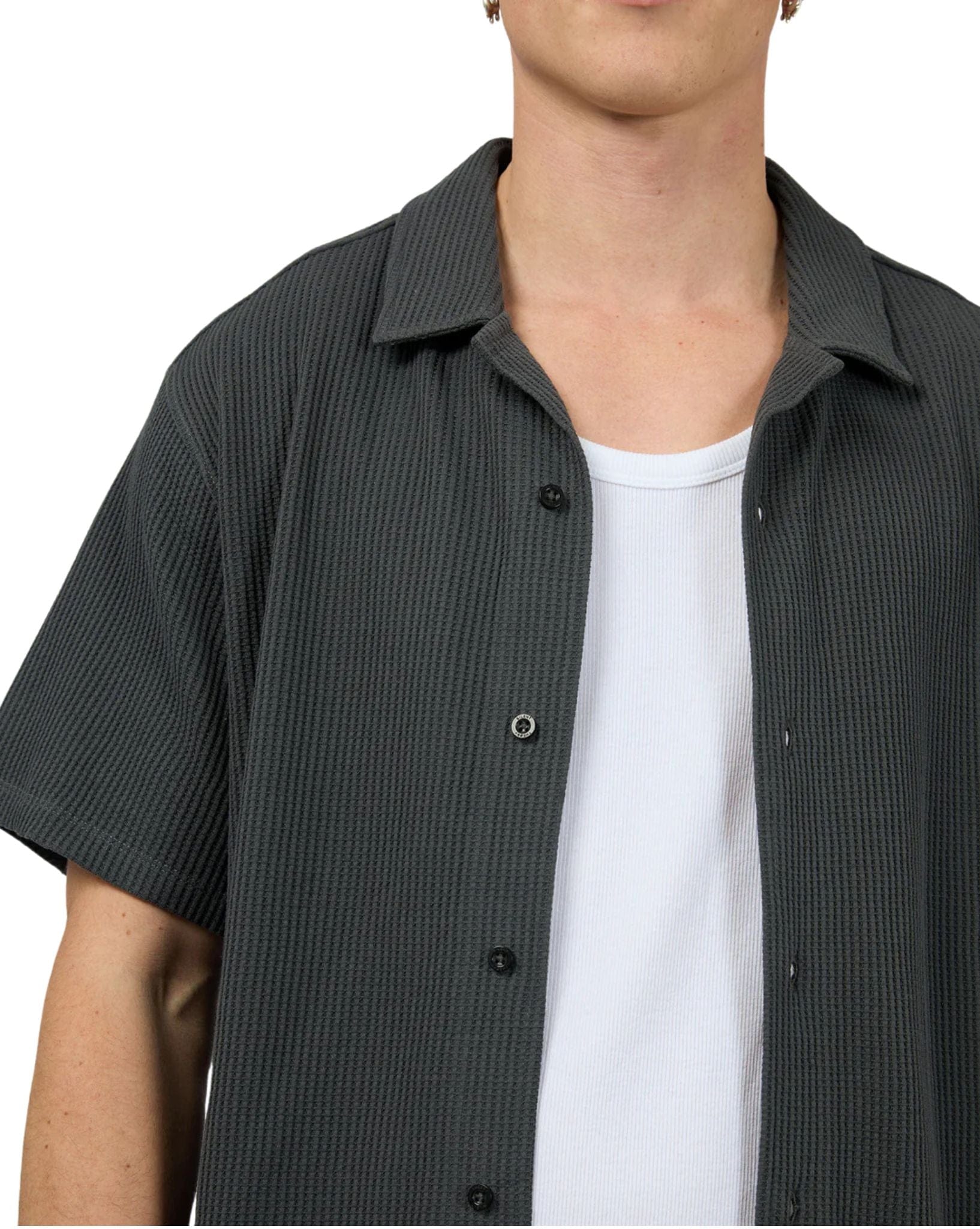 Silent Theory Mens Session Waffle SS Shirt