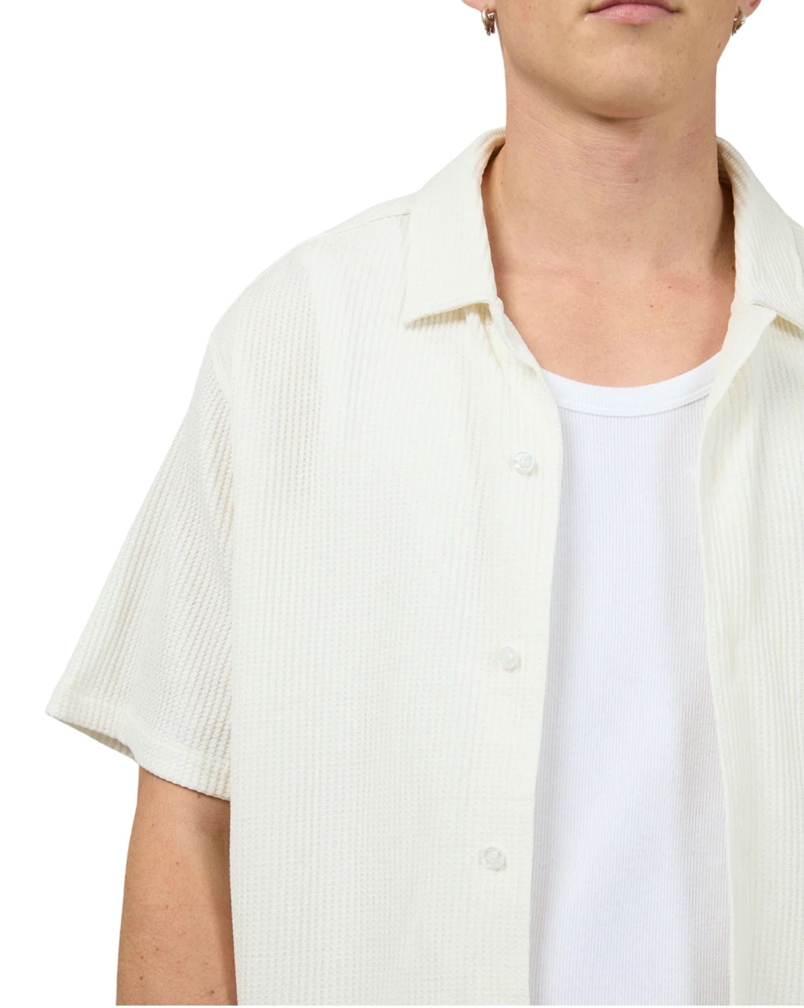 Silent Theory Mens Session Waffle SS Shirt