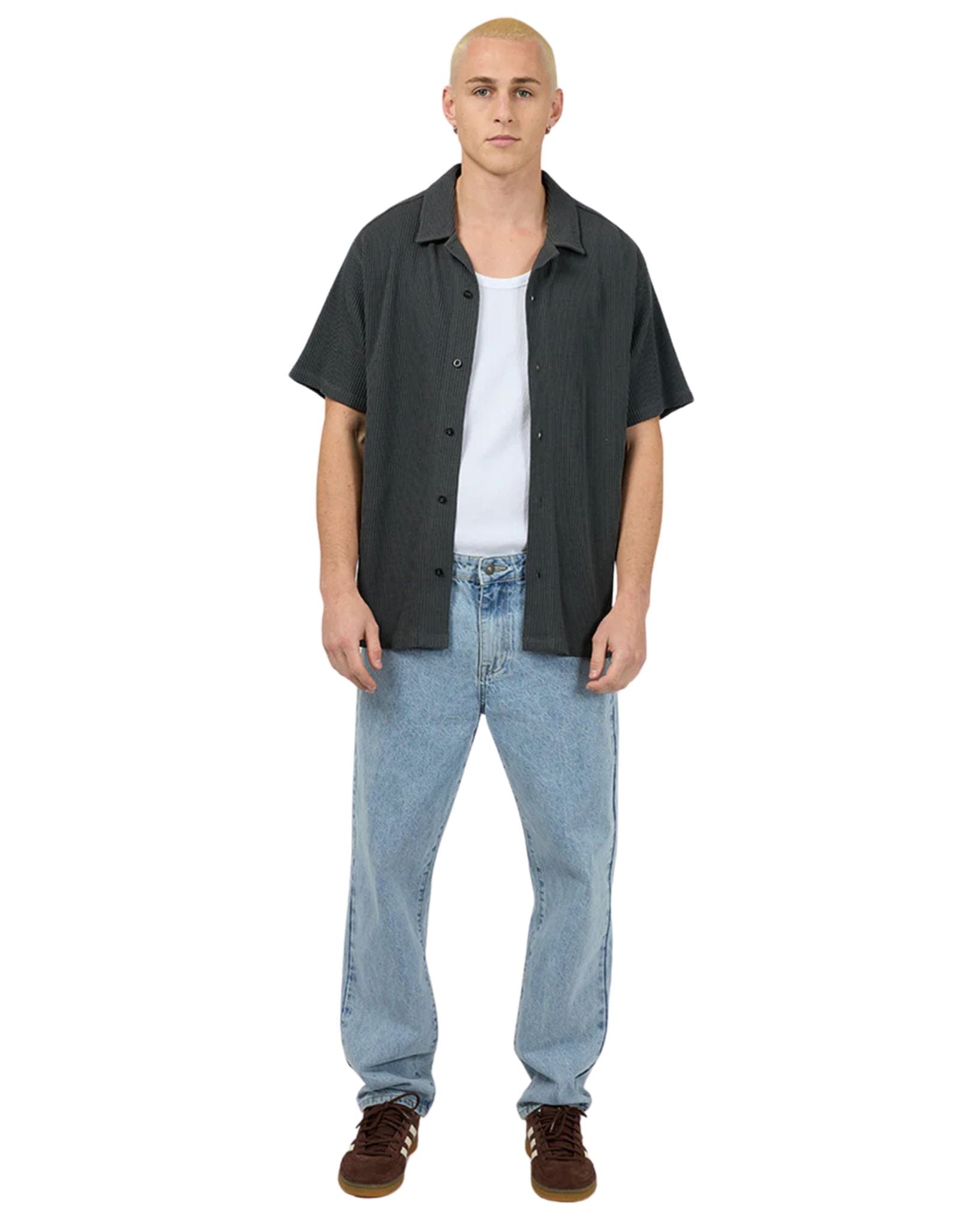 Silent Theory Mens Session Waffle SS Shirt