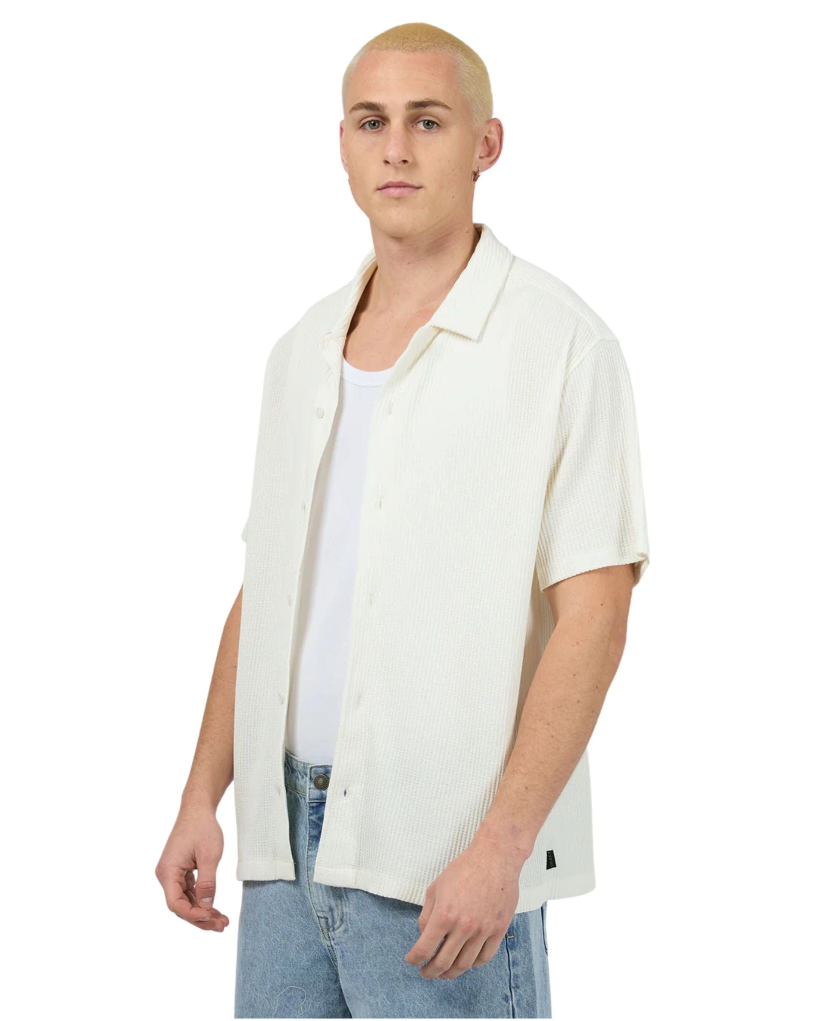 Silent Theory Mens Session Waffle SS Shirt
