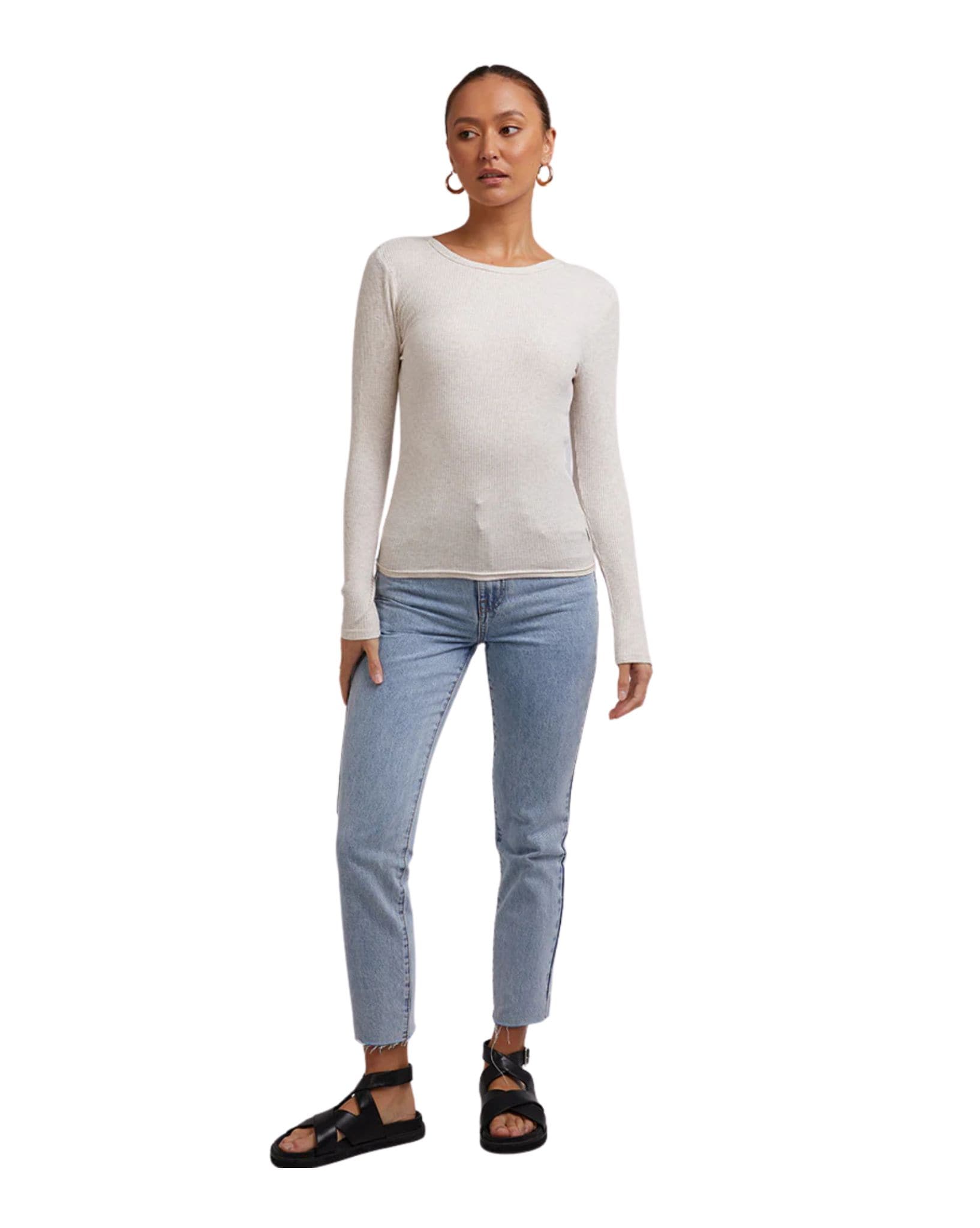 Silent Theory Rib Long Sleeve Tee