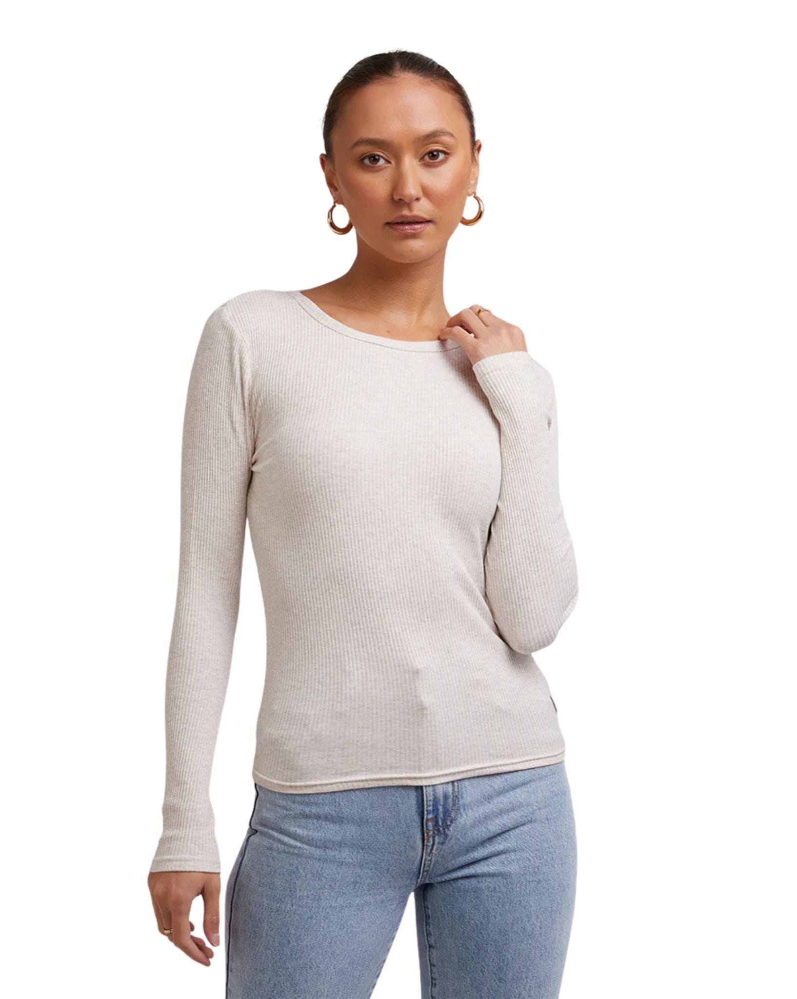 Silent Theory Rib Long Sleeve Tee