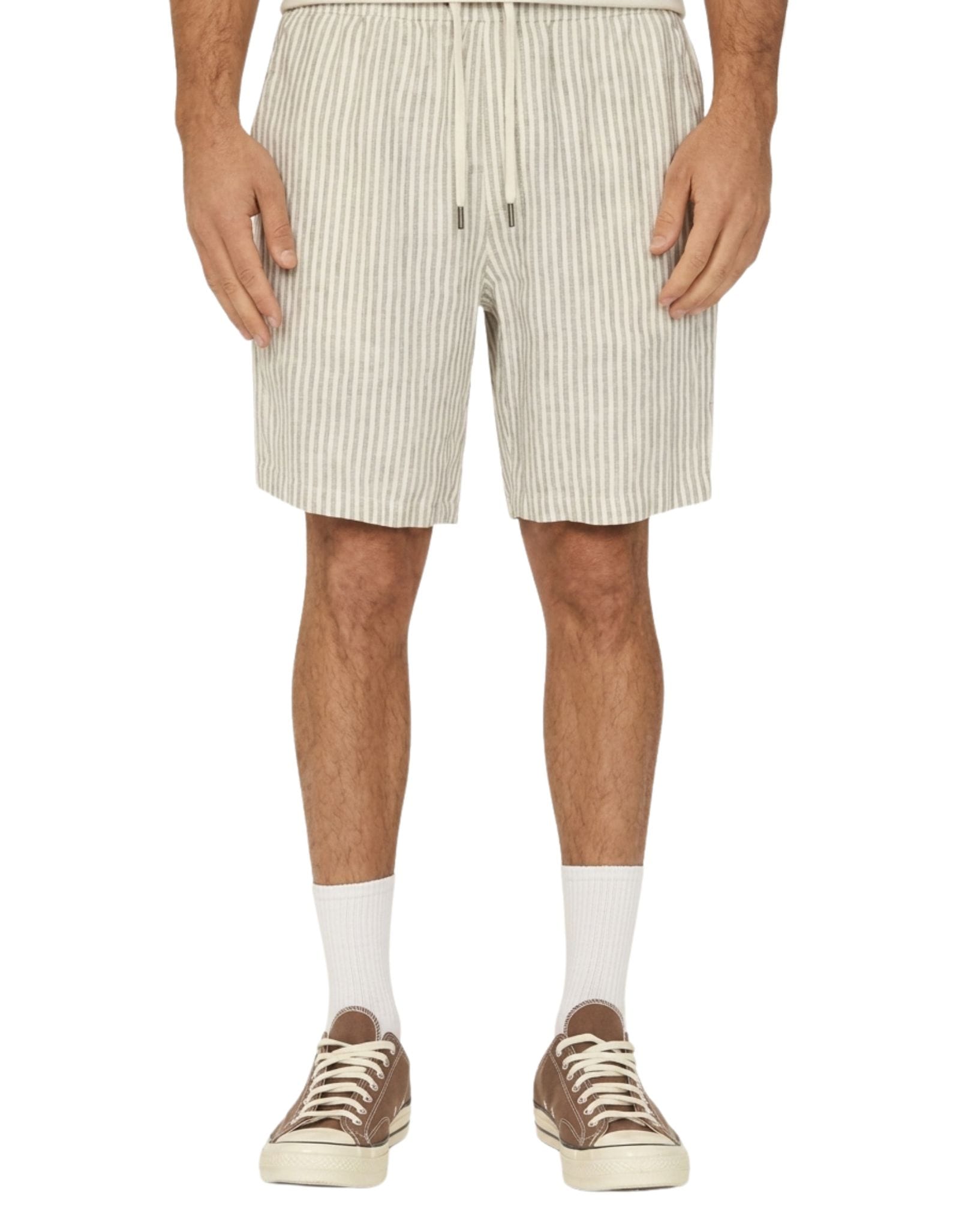 Silent Theory Stripe Linen Short