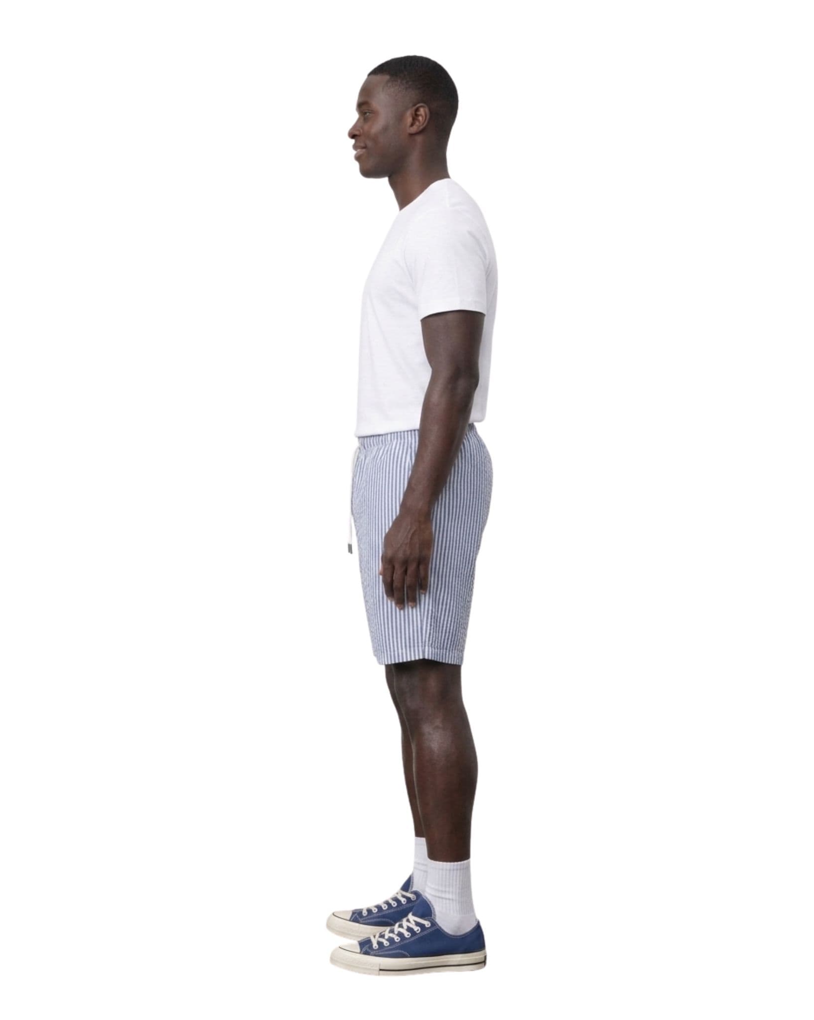 Silent Theory Stripe Linen Short