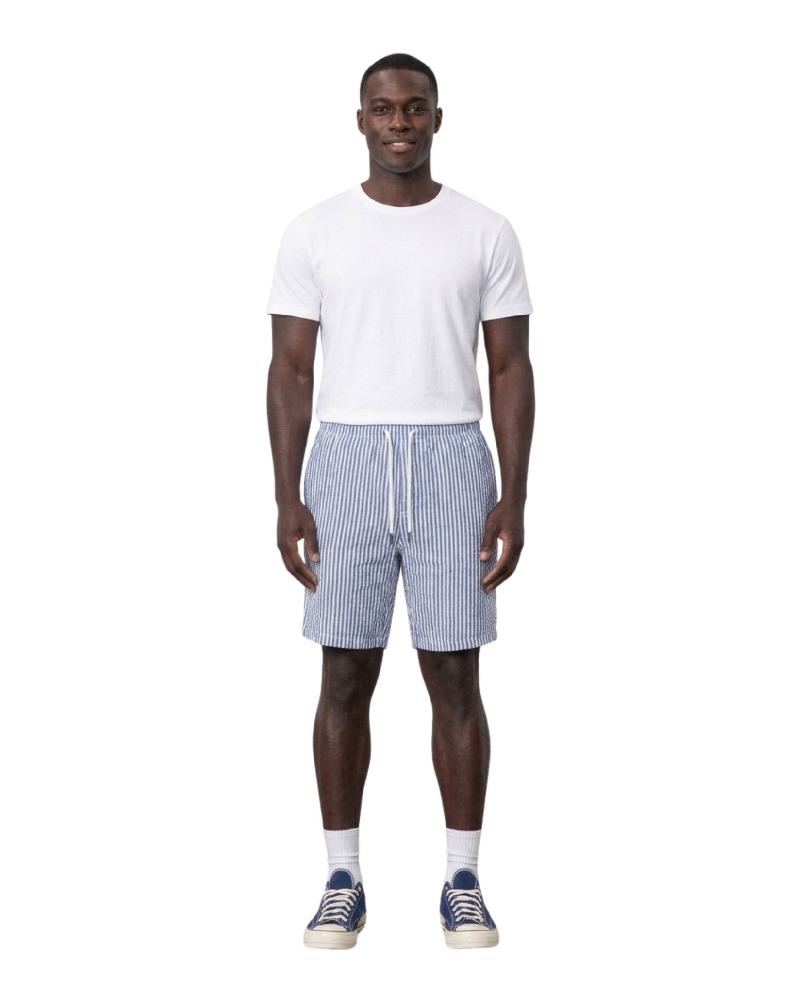 Silent Theory Stripe Linen Short