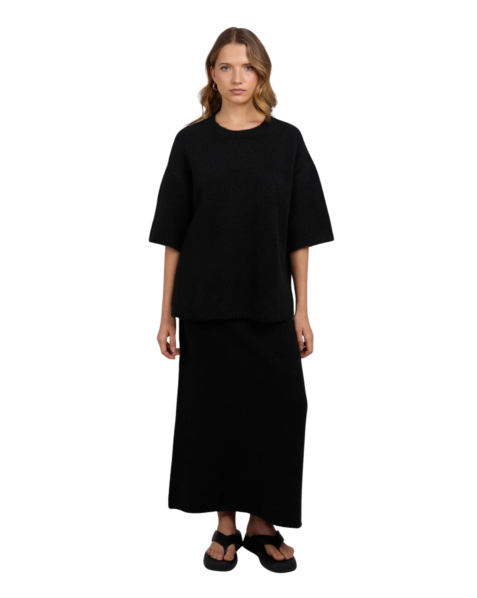 Silent Theory Willow Knit Maxi Skirt