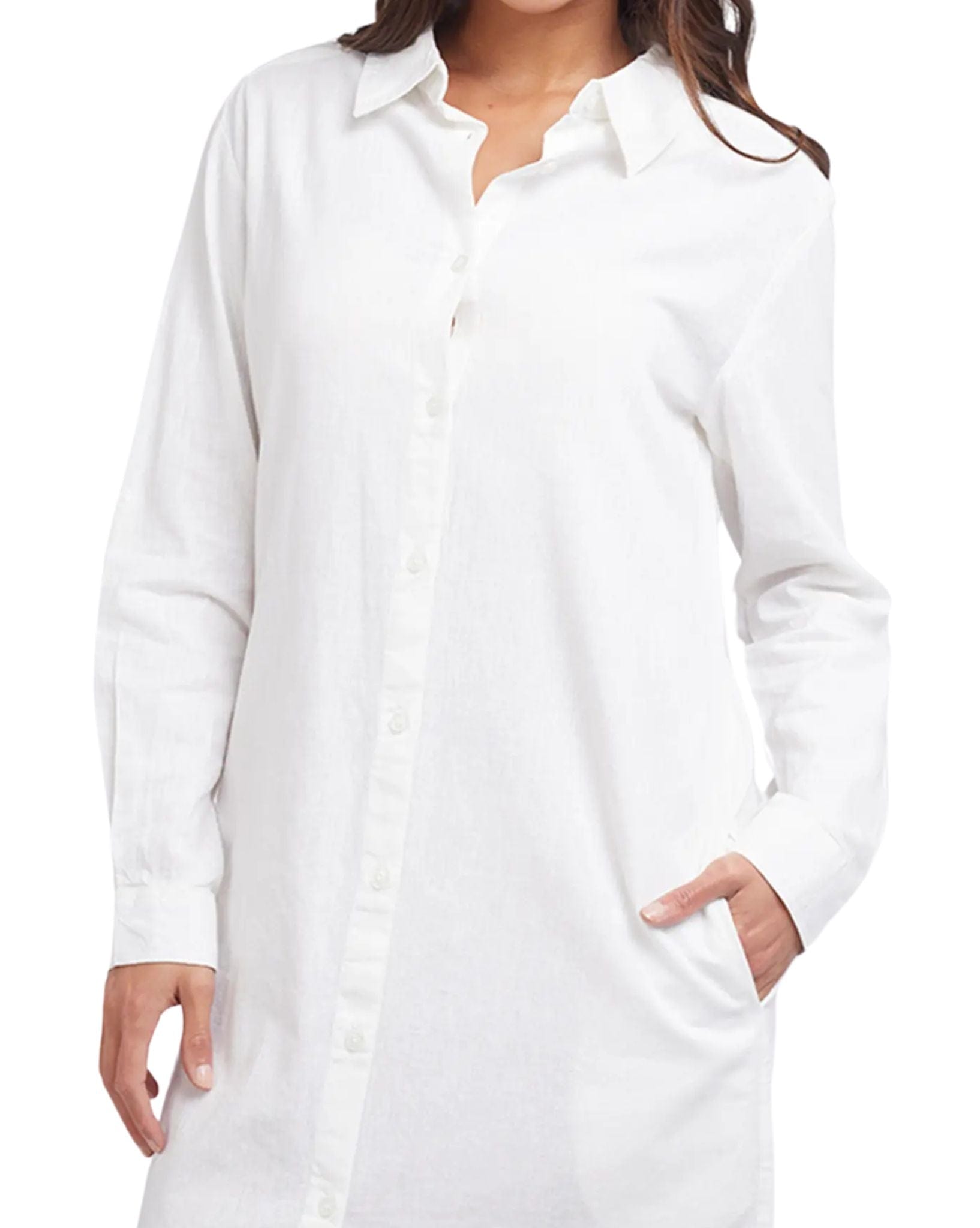 Silent Theory Womens Willow Shirt - Midi Dress