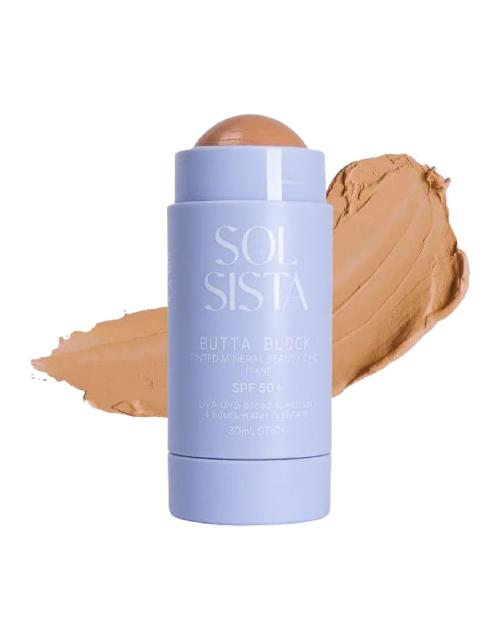 Sol Sista Butta Block™️ Mineral Tinted SPF50+ Sunscreen Balm