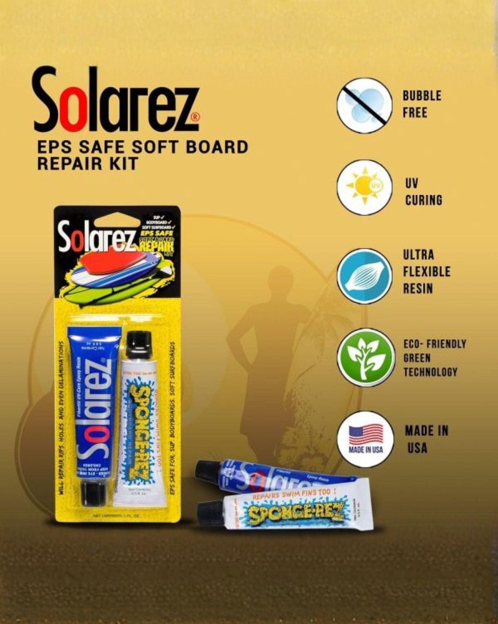 Solarez Solarez Soft Surfboard Repair Kit