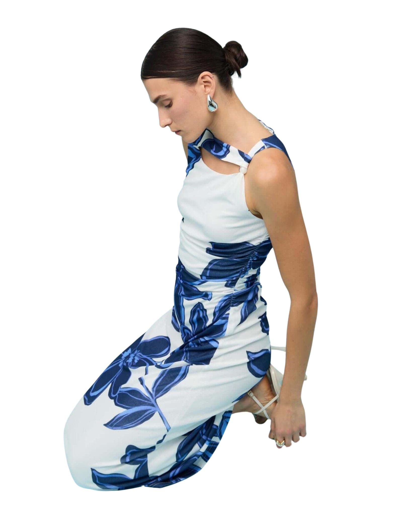 Staple the label Ethos Mesh Midi Dress