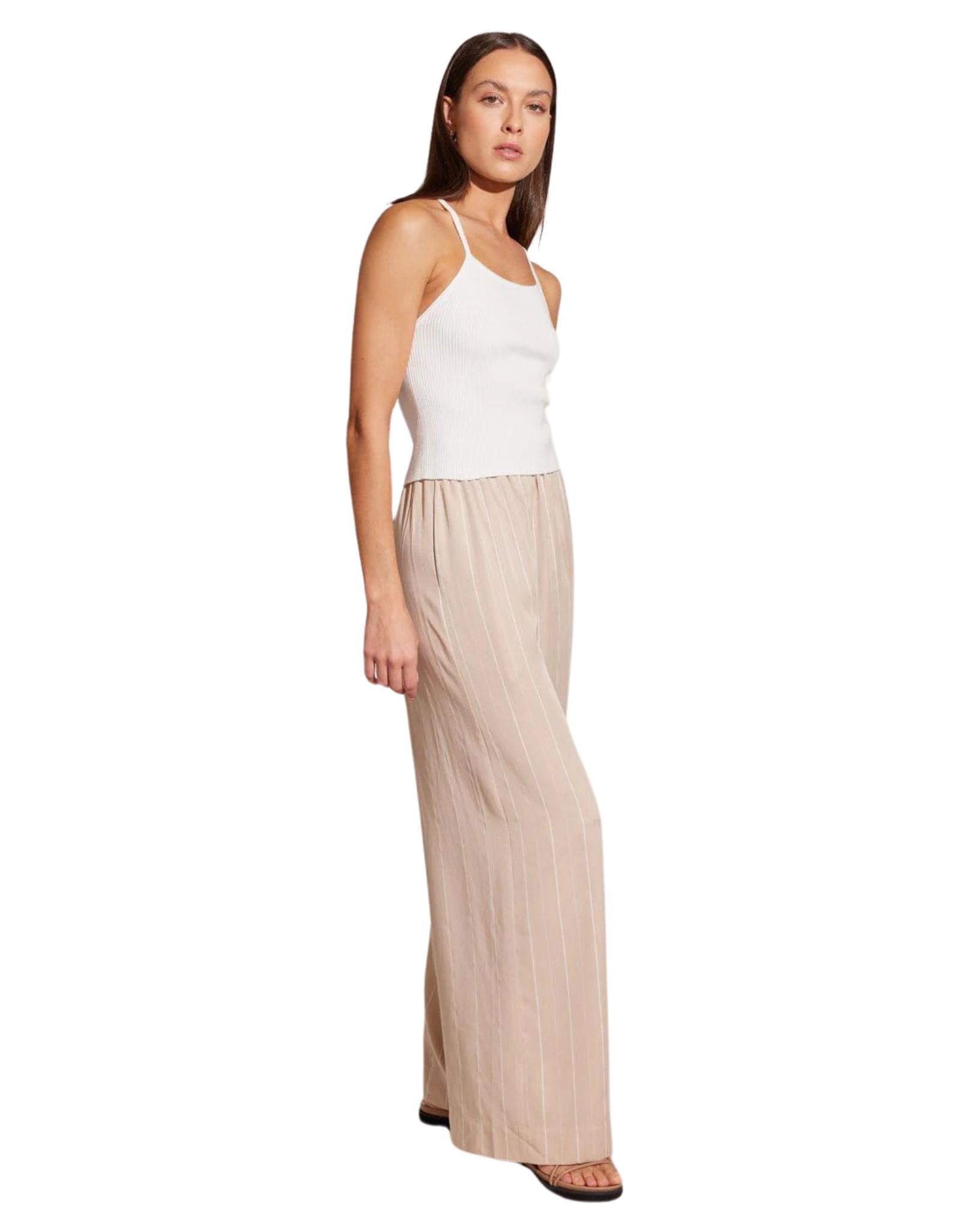 Staple the label Kya Knit Top - White