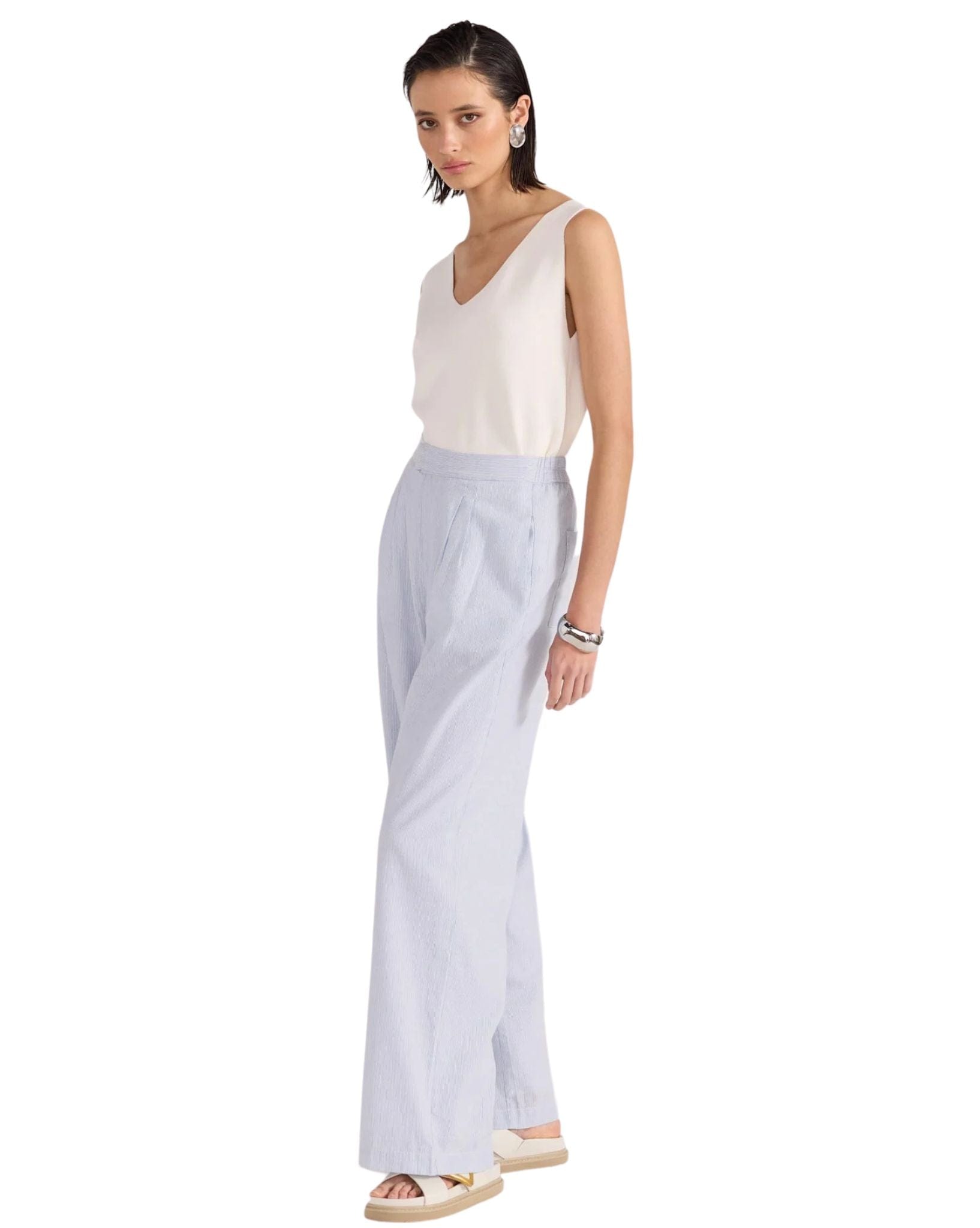 Staple the label Womens Danica Wide Leg Pants