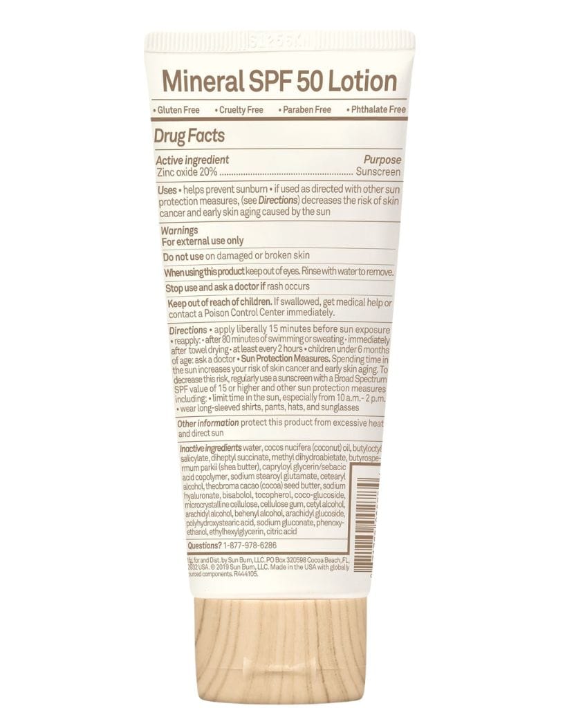 Sun Bum Baby Bum SPF 50 Mineral Lotion