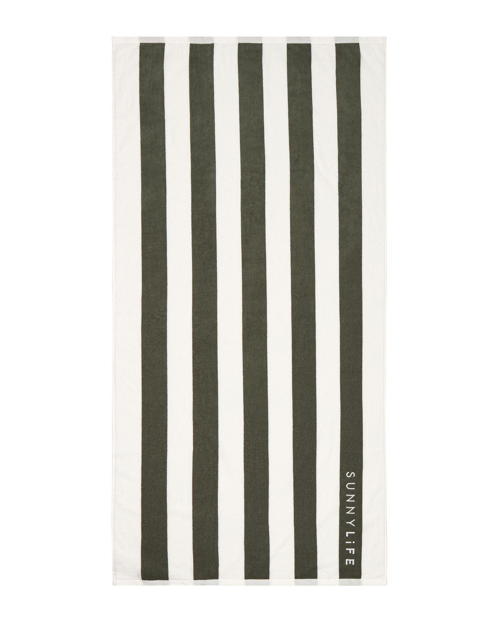 SunnyLife Beach Towel The Vacay Olive Stripe
