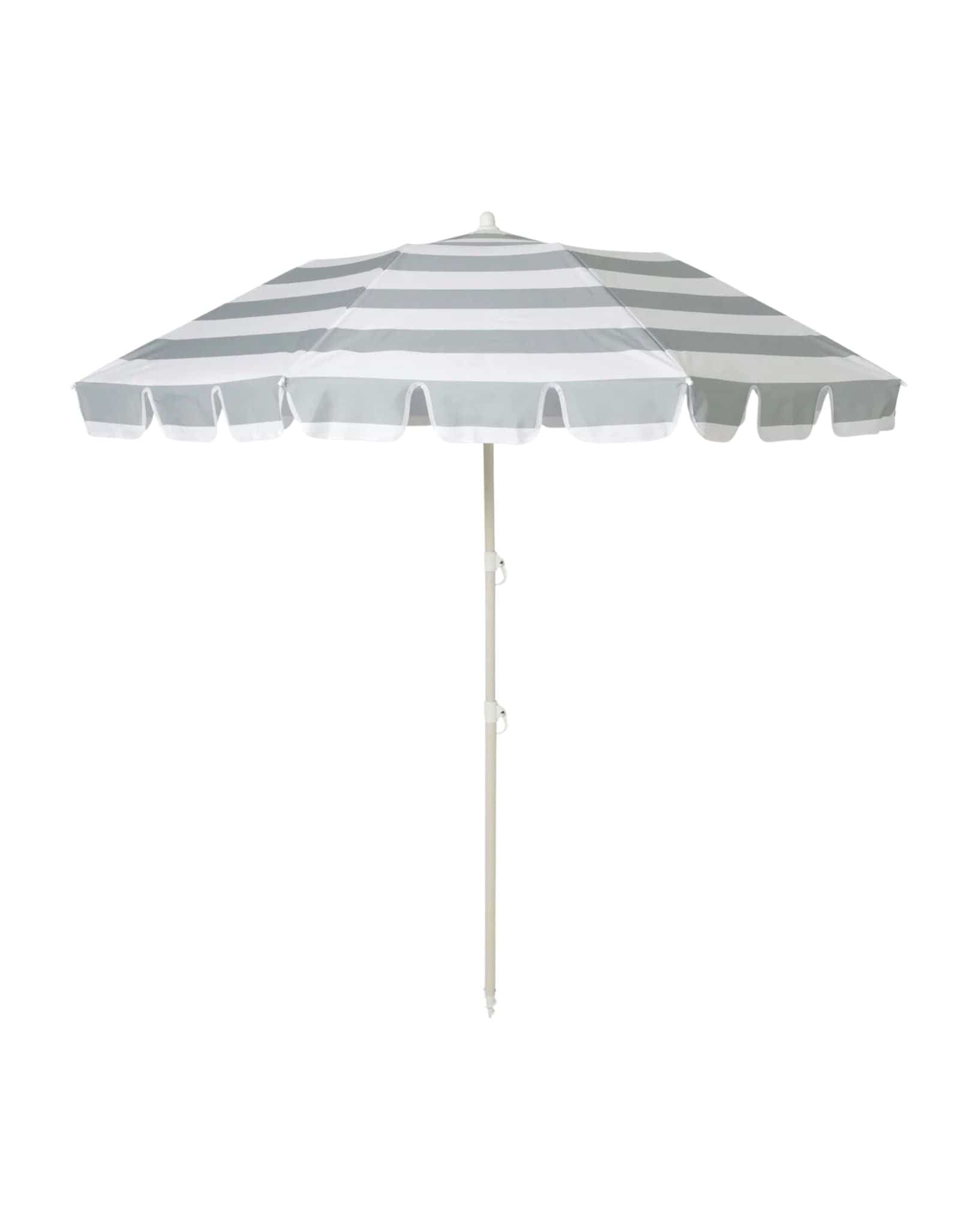 SunnyLife Compact Beach Umbrella Sea Sage Stripe