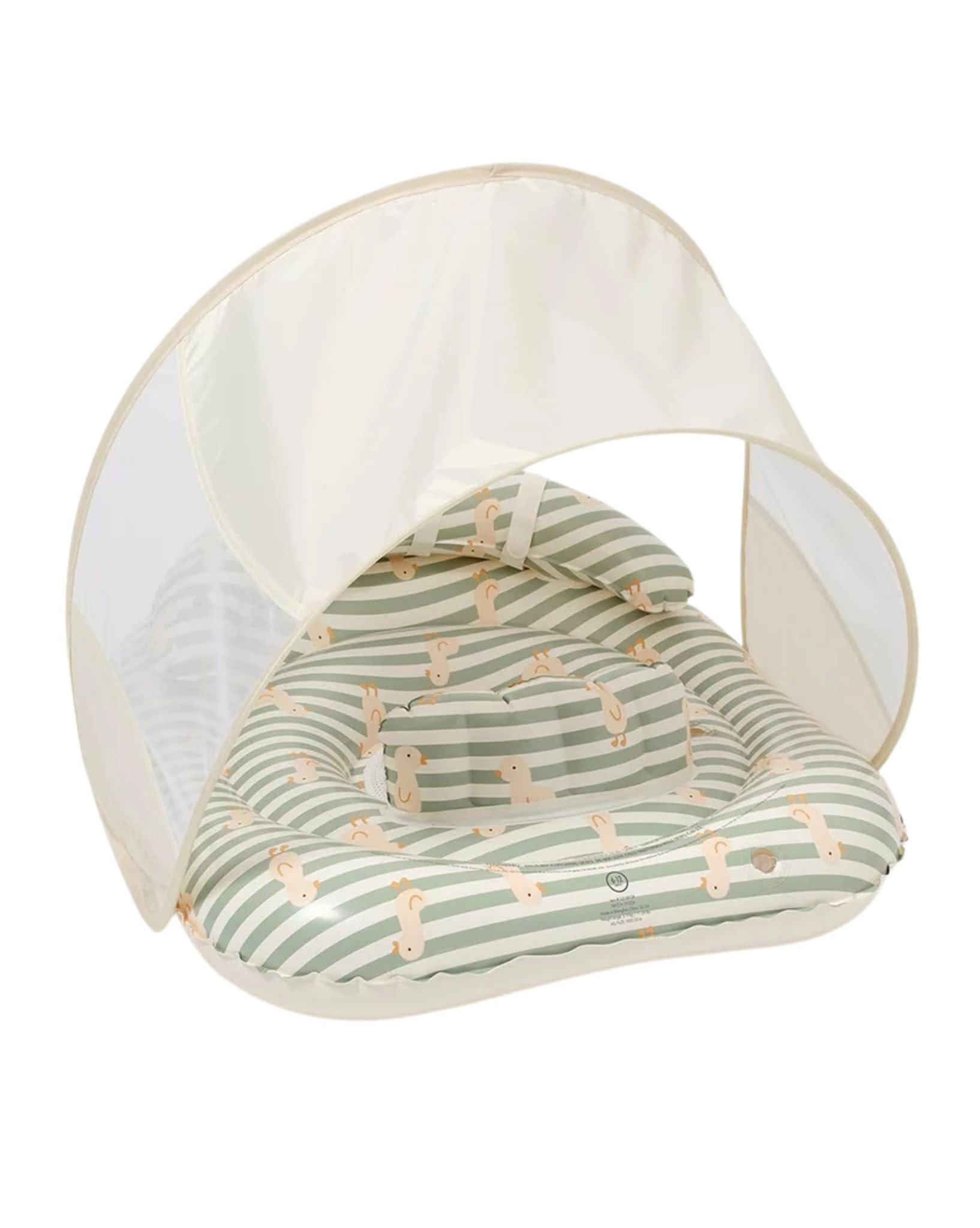 SunnyLife Interactive Baby Float Duck Sage Stripe