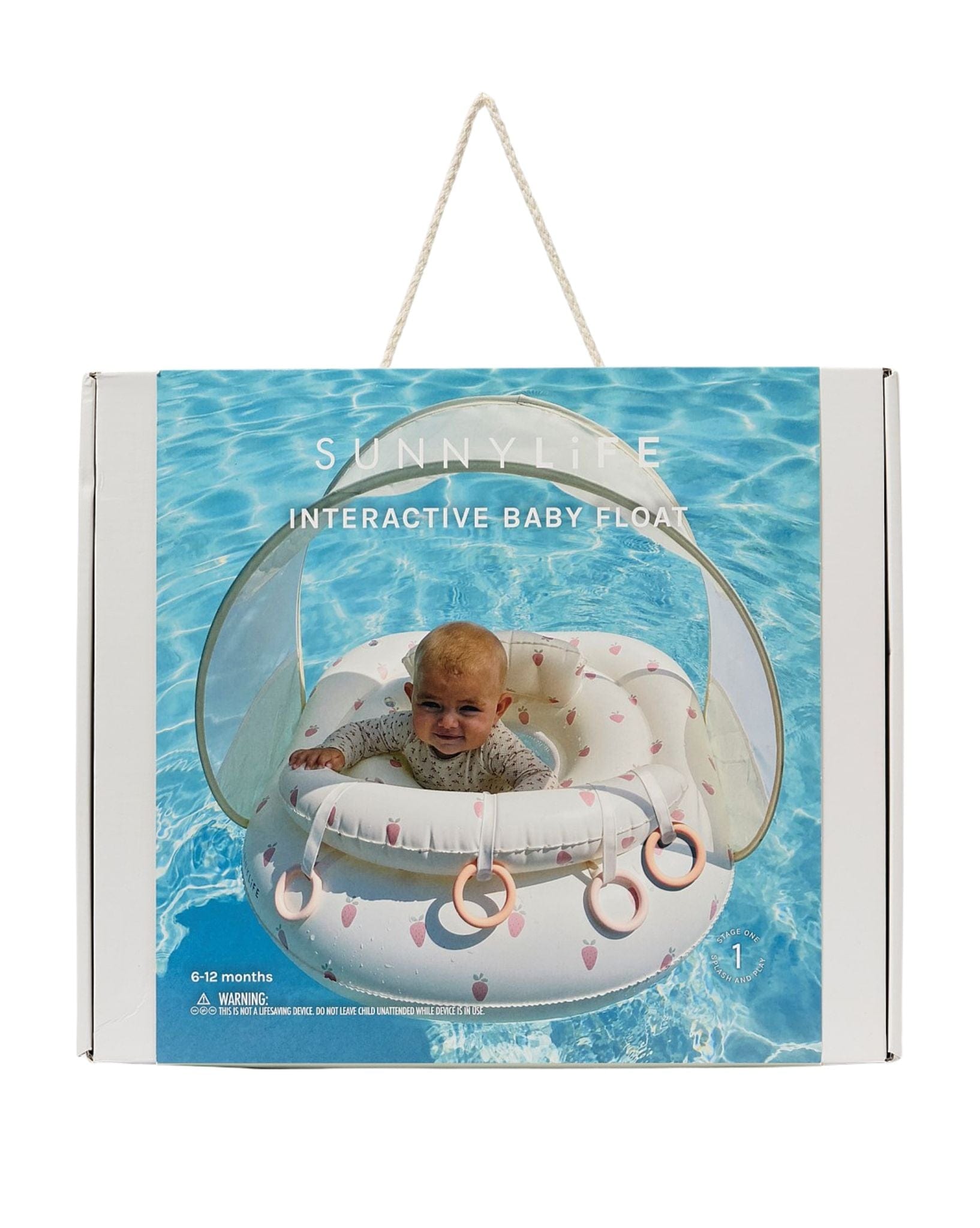 SunnyLife Interactive Baby Float Strawberry Sunshine Pink