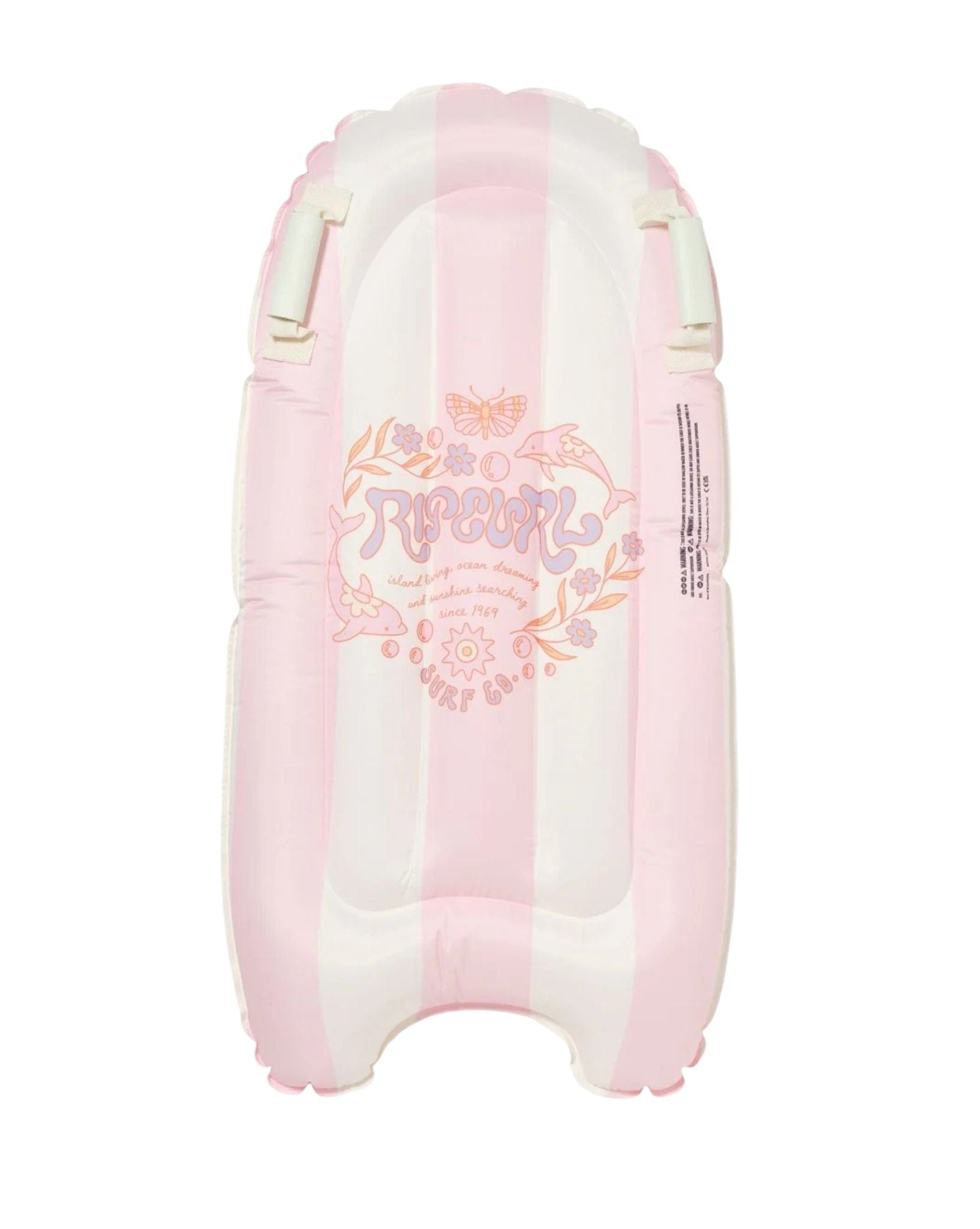 SunnyLife Kids Surf Mat Dolphin Surf Co Pink Stripe
