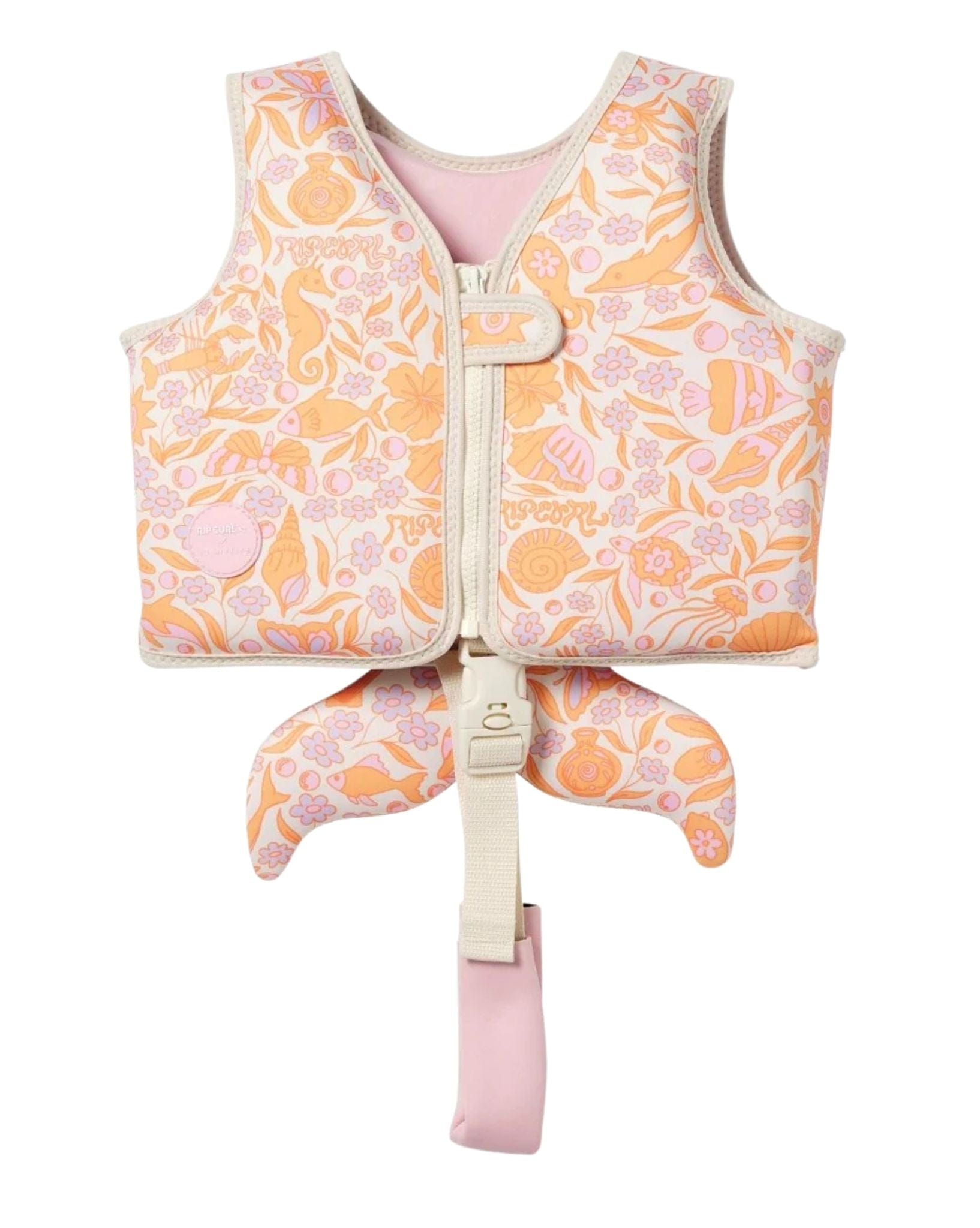 SunnyLife Kids Swim Vest 2-3 Ocean Magic Pink 3D