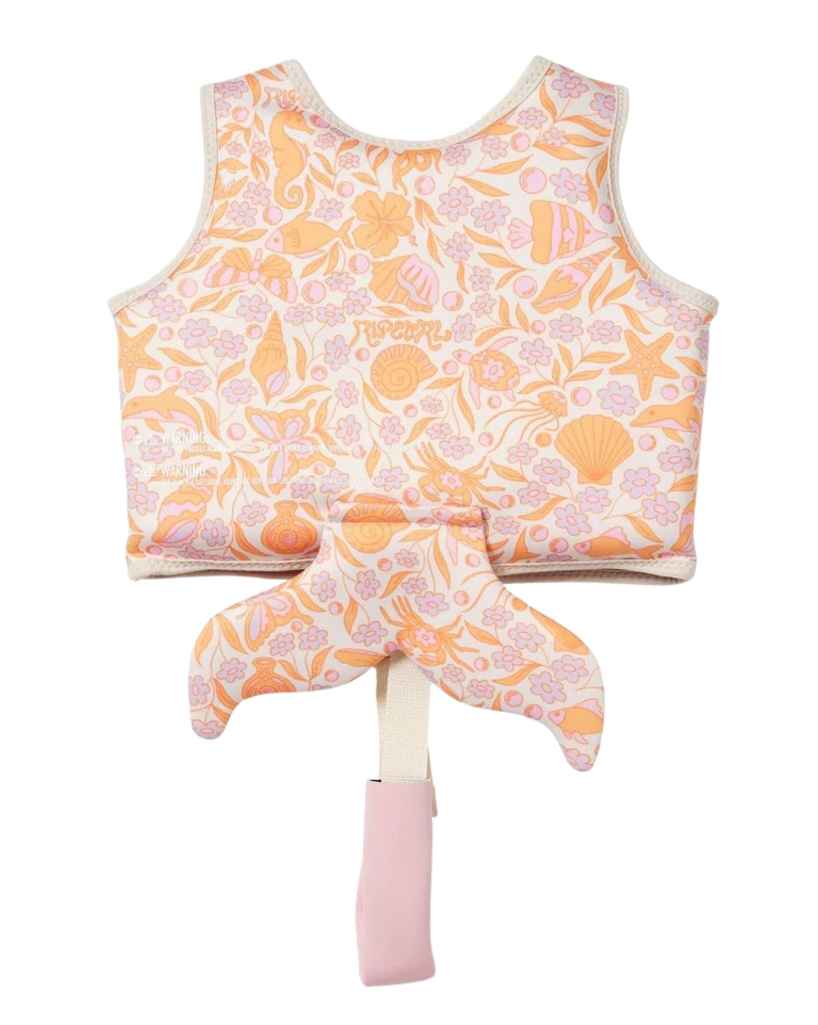 SunnyLife Kids Swim Vest 2-3 Ocean Magic Pink 3D