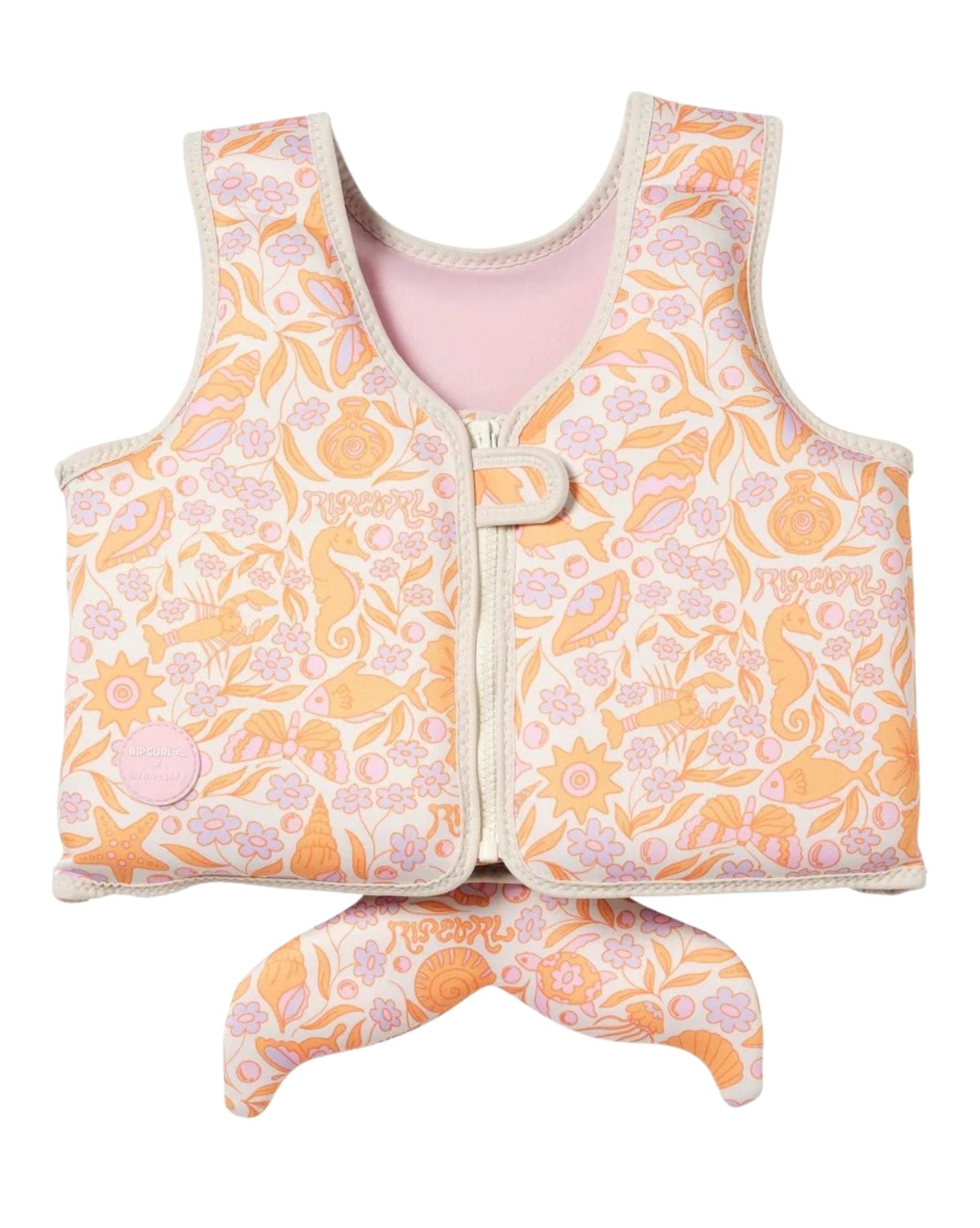 SunnyLife Kids Swim Vest 3-6 Ocean Magic Pink 3D