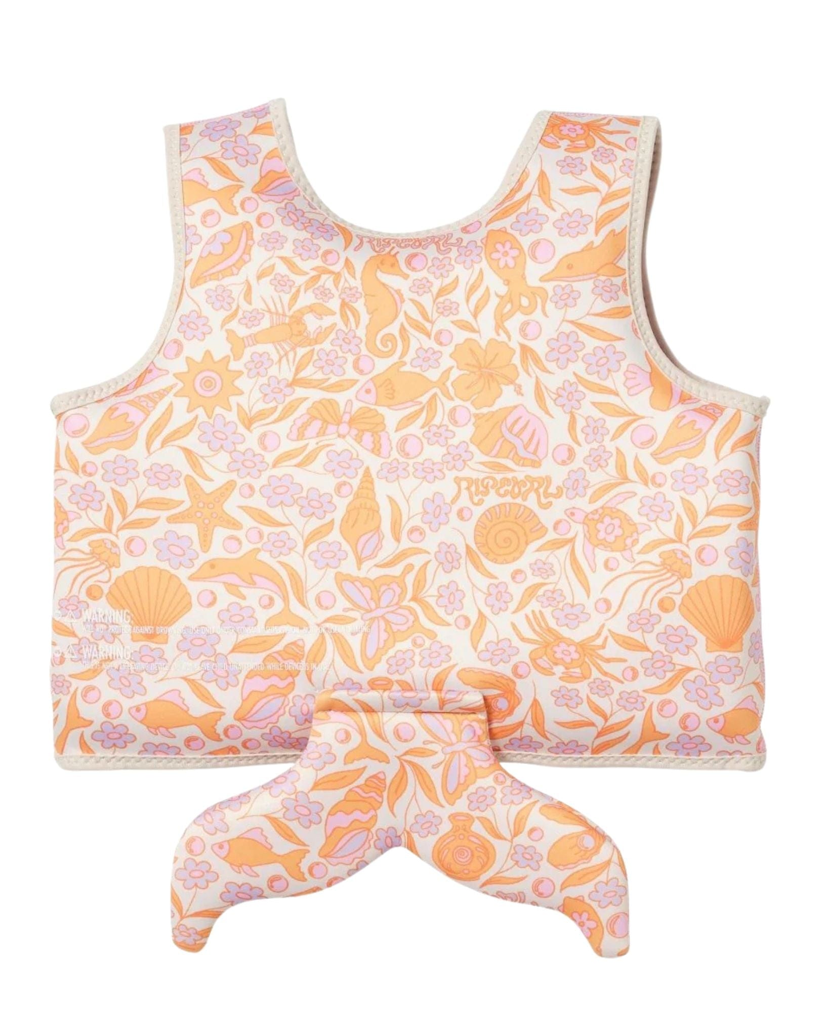 SunnyLife Kids Swim Vest 3-6 Ocean Magic Pink 3D