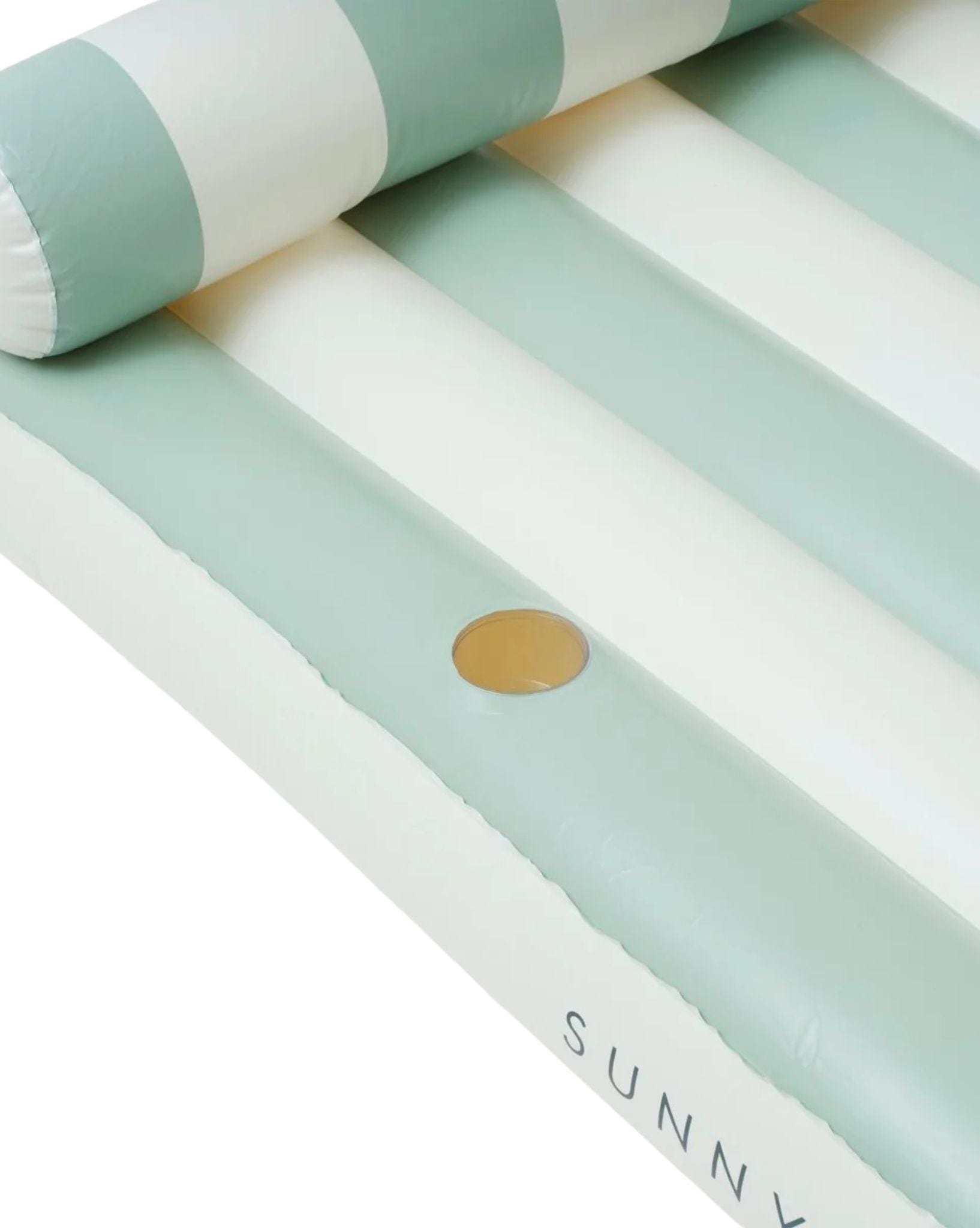 SunnyLife Luxe Lilo Green Stripe