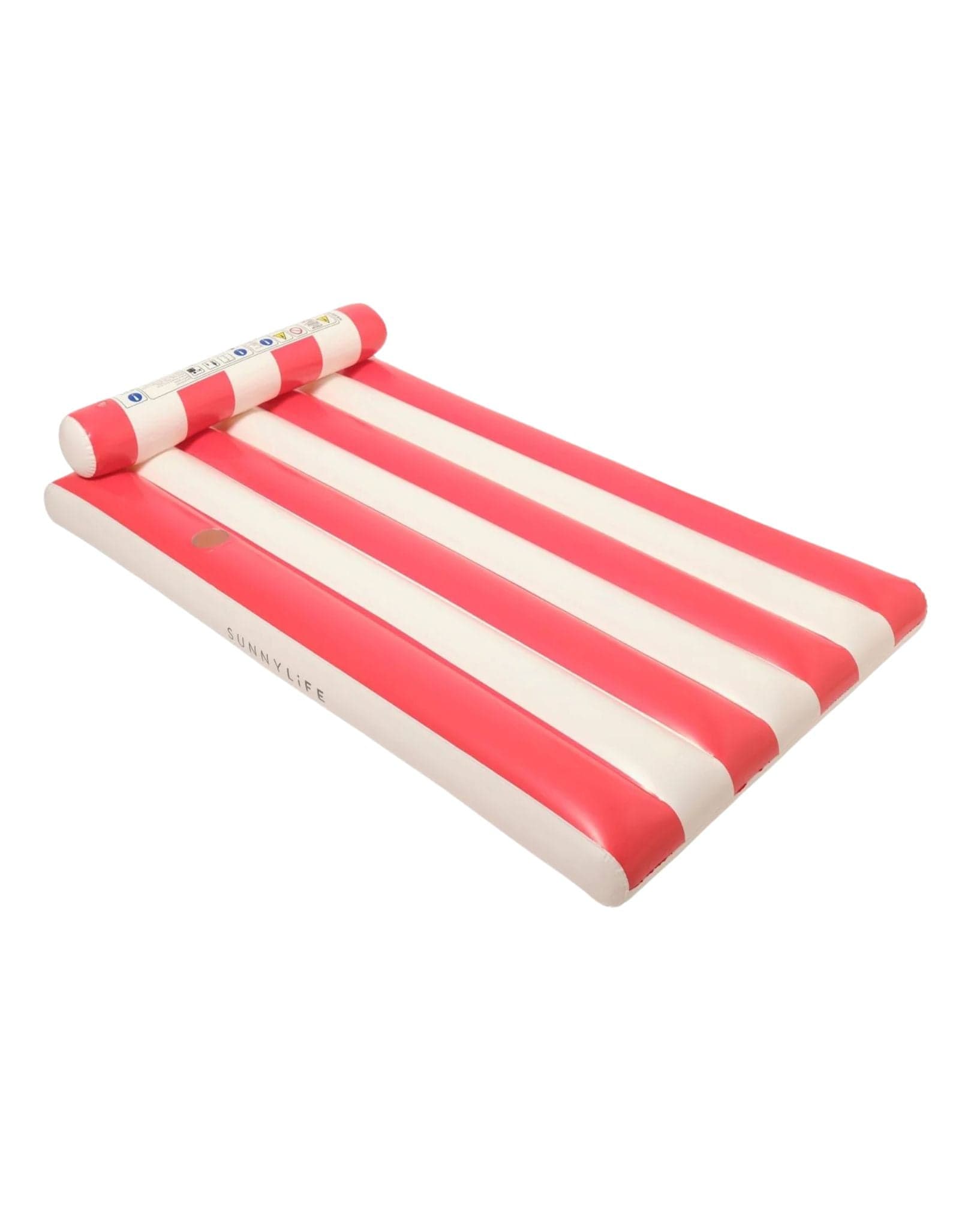SunnyLife Luxe Lilo Tomato Red Stripe