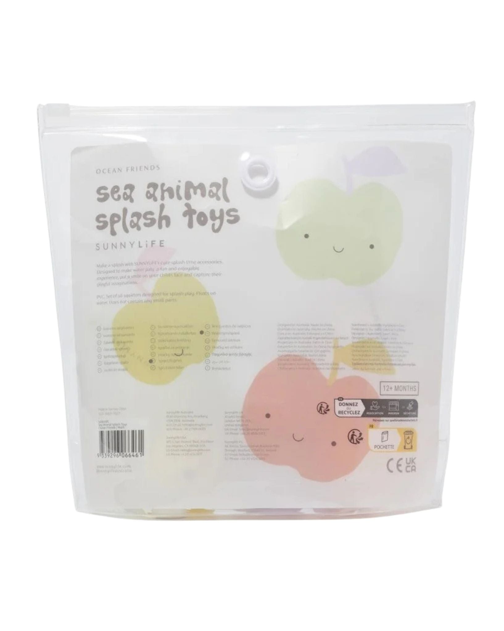 SunnyLife Sea Animal Splash Toys Ocean Friends Multi