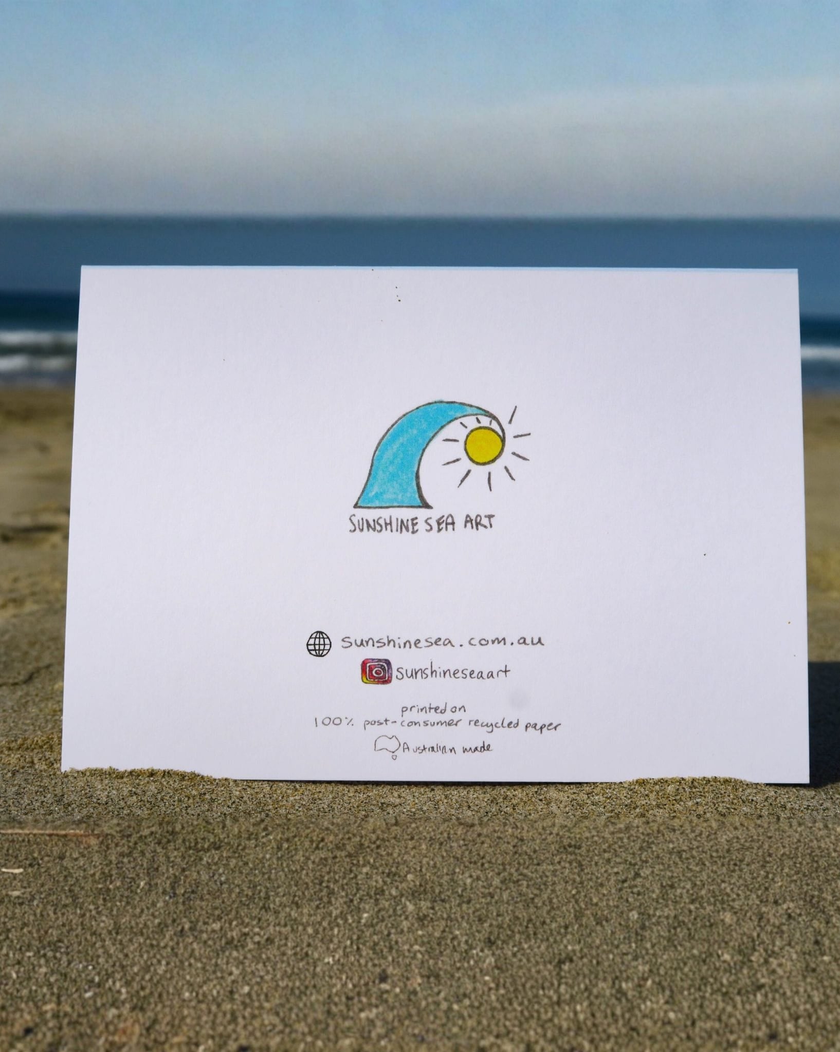 Sunshine Sea Art Fish Bubbles Card