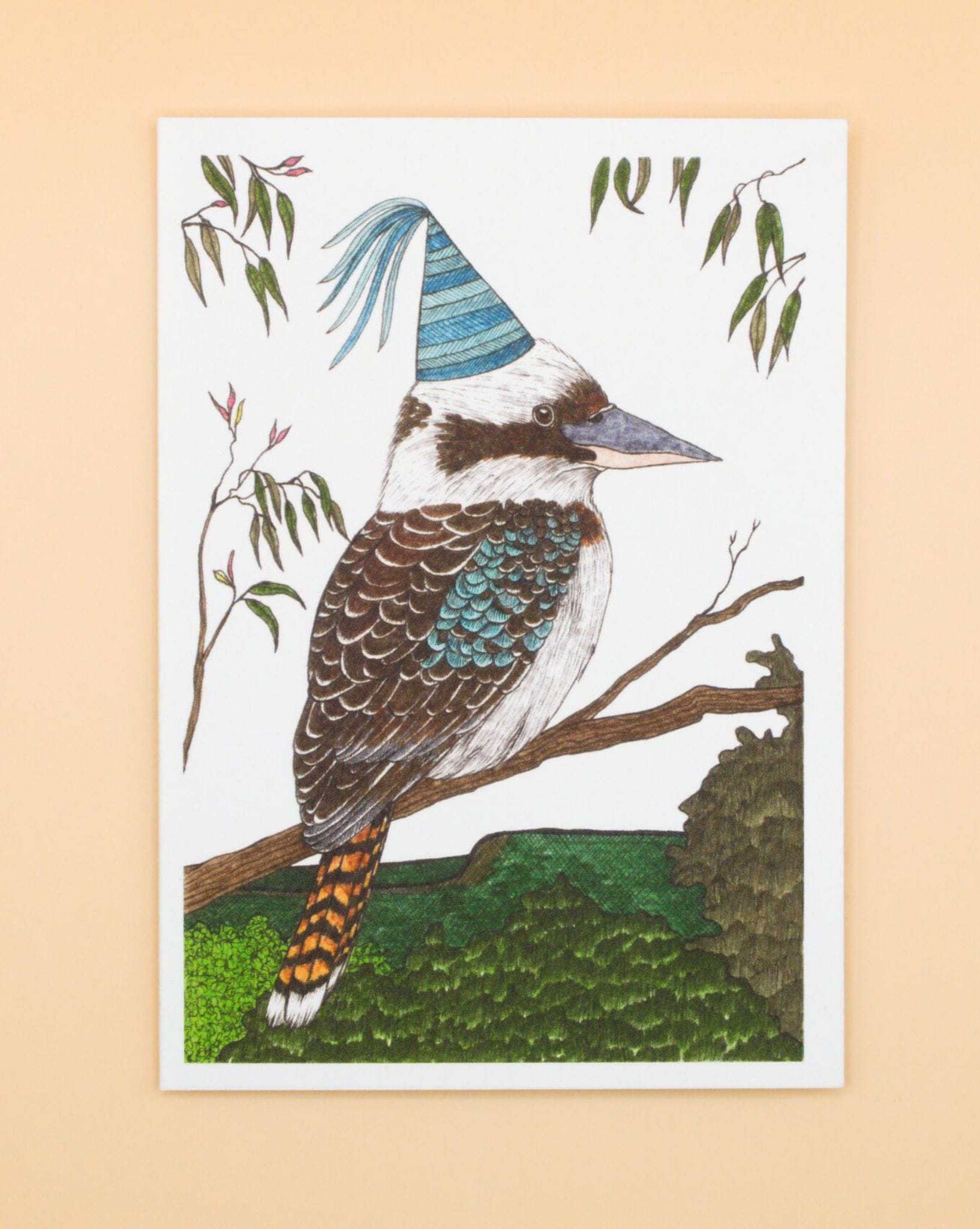 Sunshine Sea Art Kookaburra Card