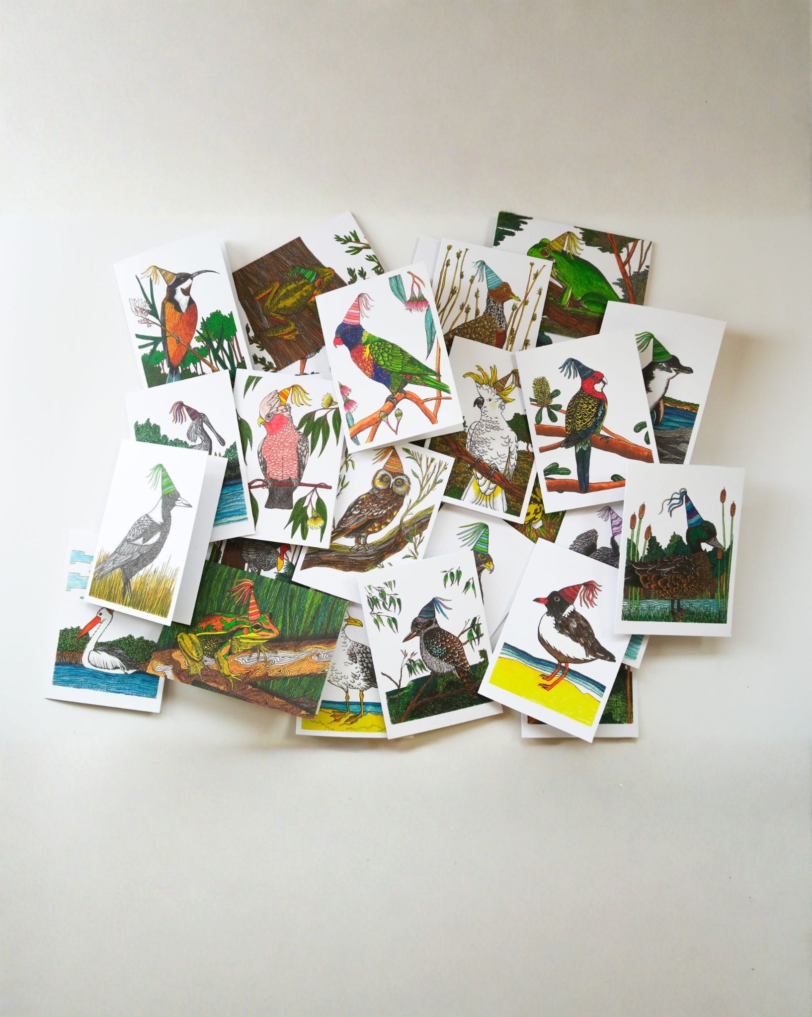 Sunshine Sea Art Magpie Card