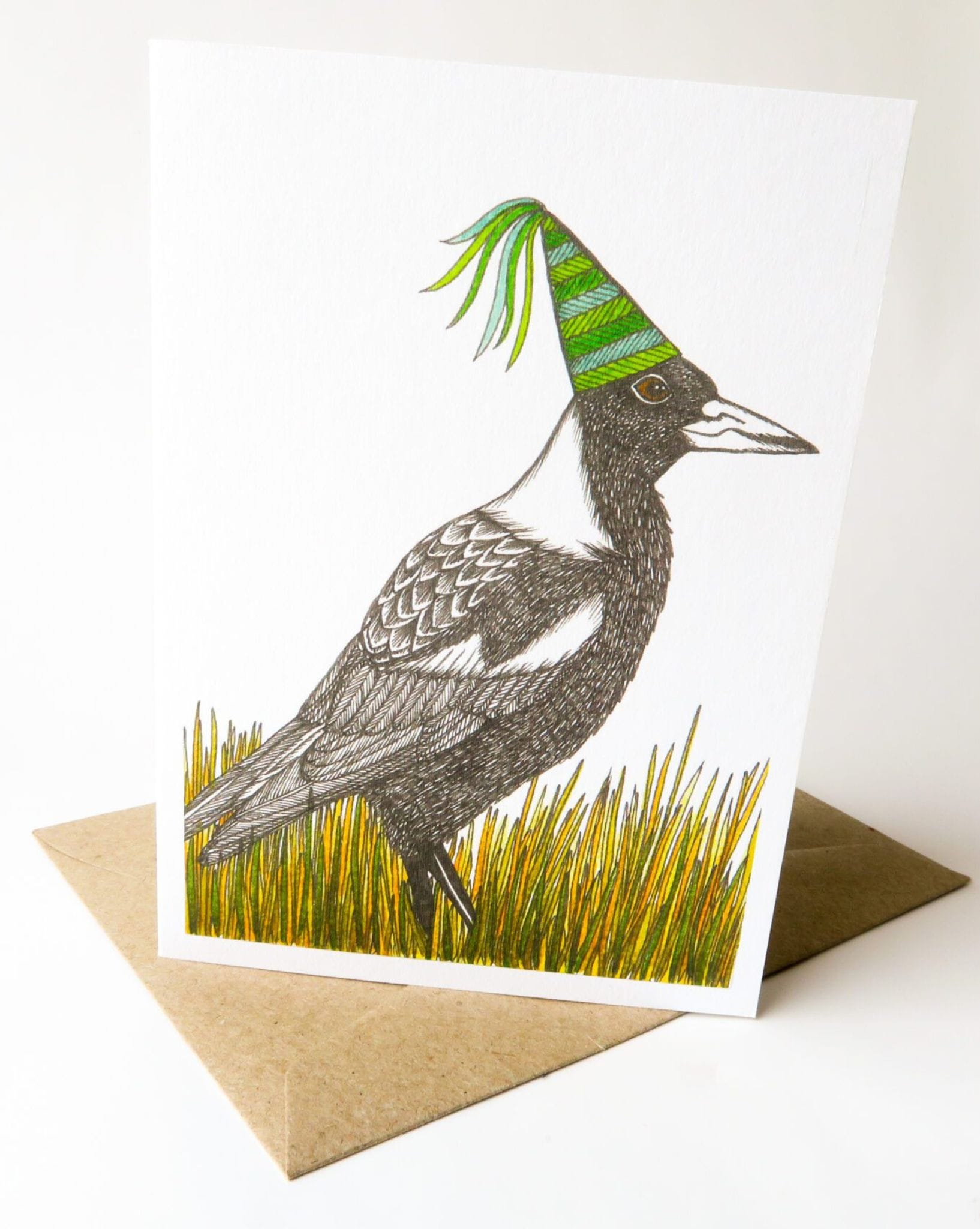 Sunshine Sea Art Magpie Card