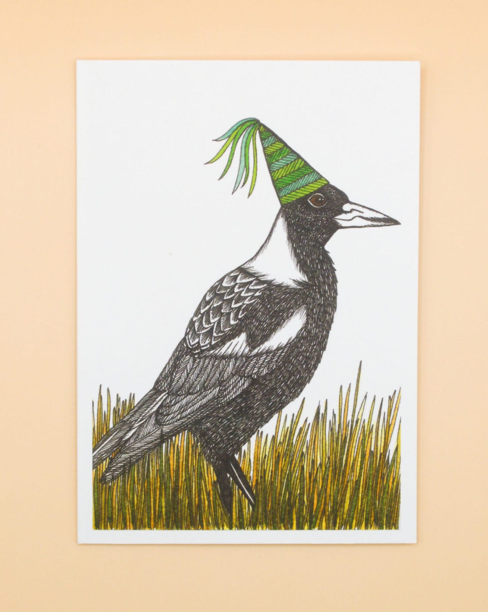 Sunshine Sea Art Magpie Card