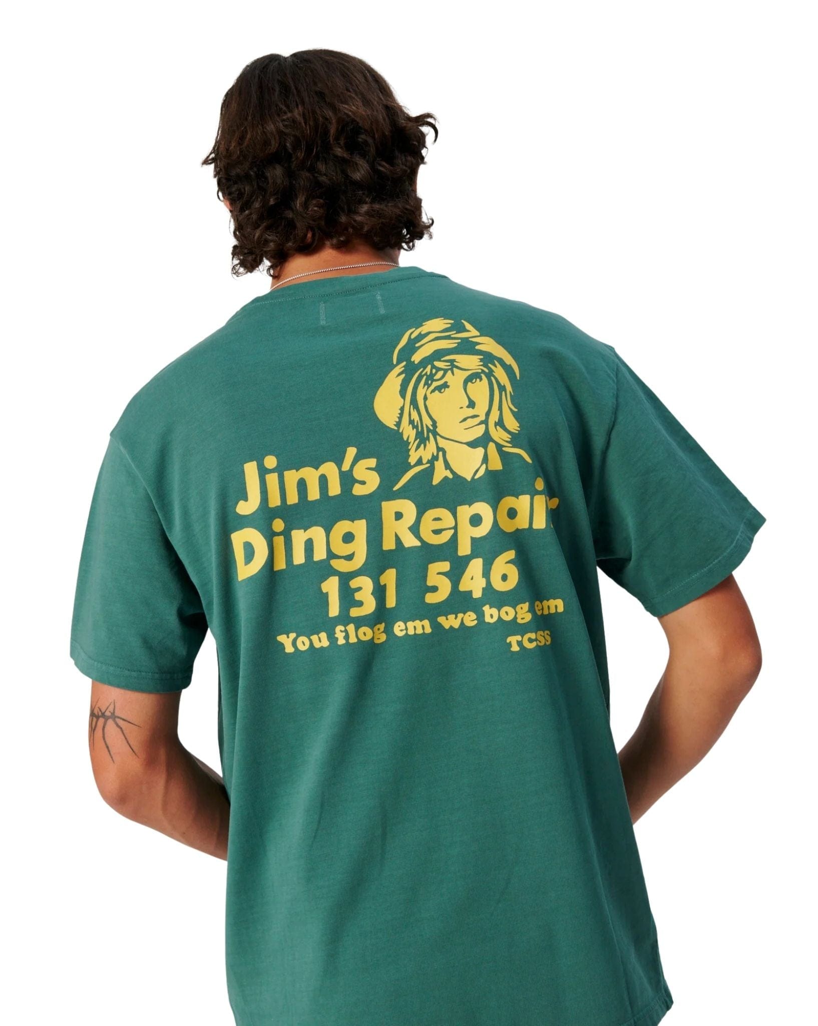 The Critical Slide Society Ding Tee Dusty Green