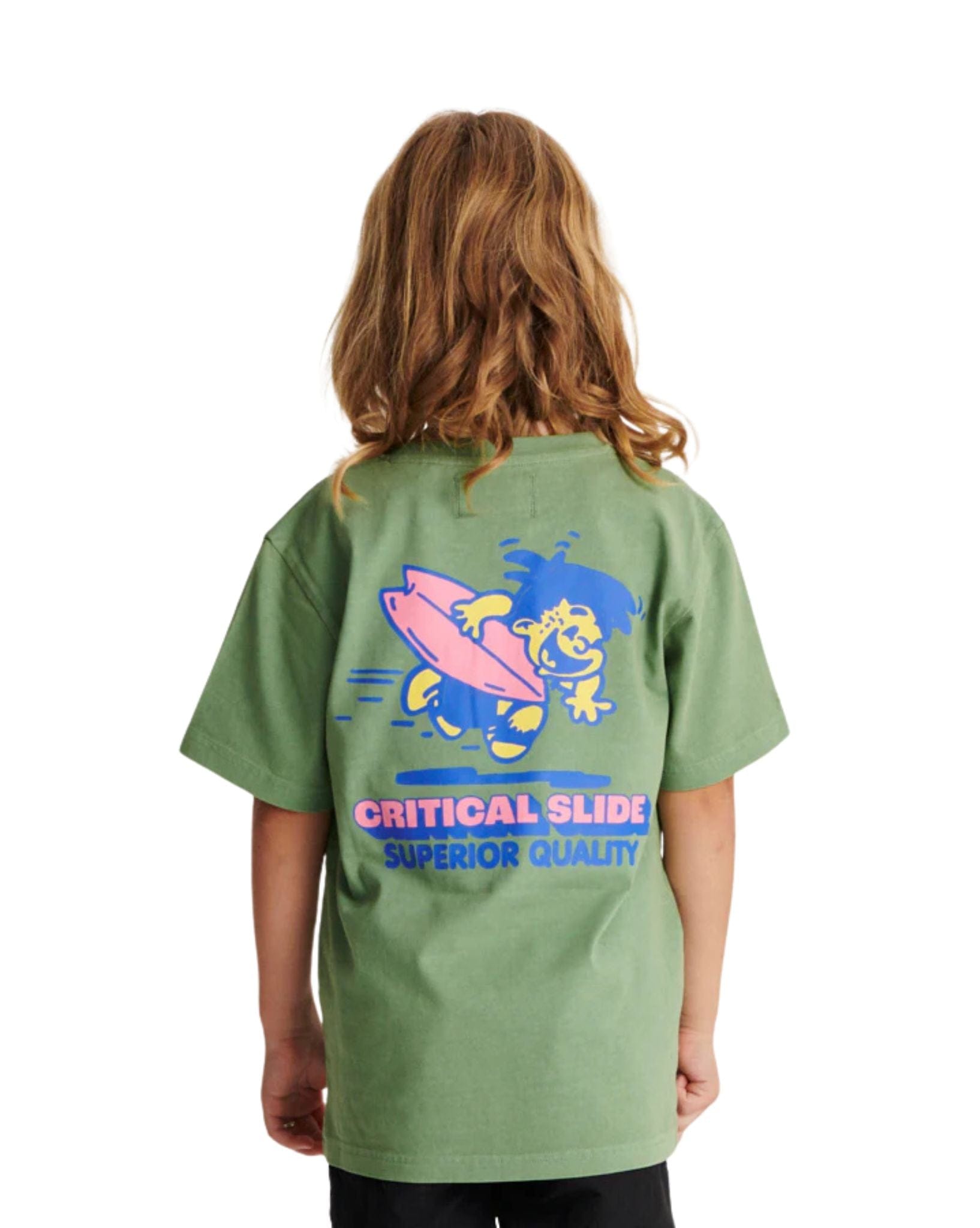 The Critical Slide Society Grom Kids Tee Sage