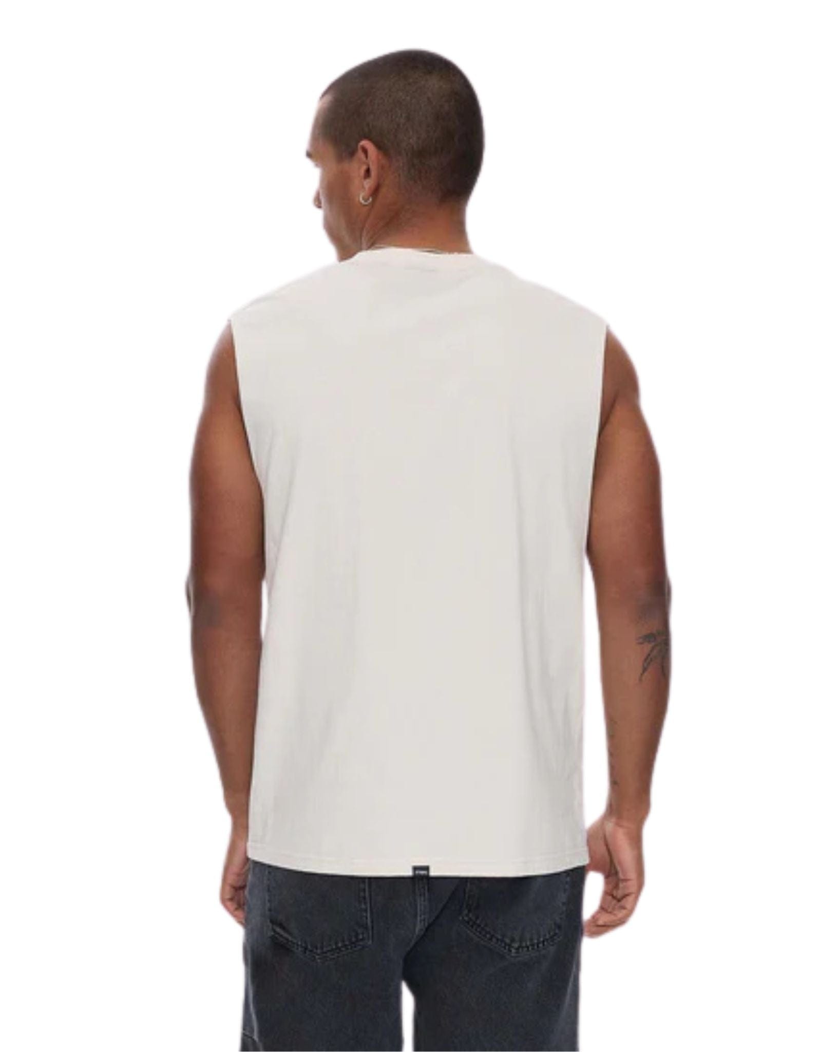 Thrills A Haven For The Restless Merch Fit Muscle Tee