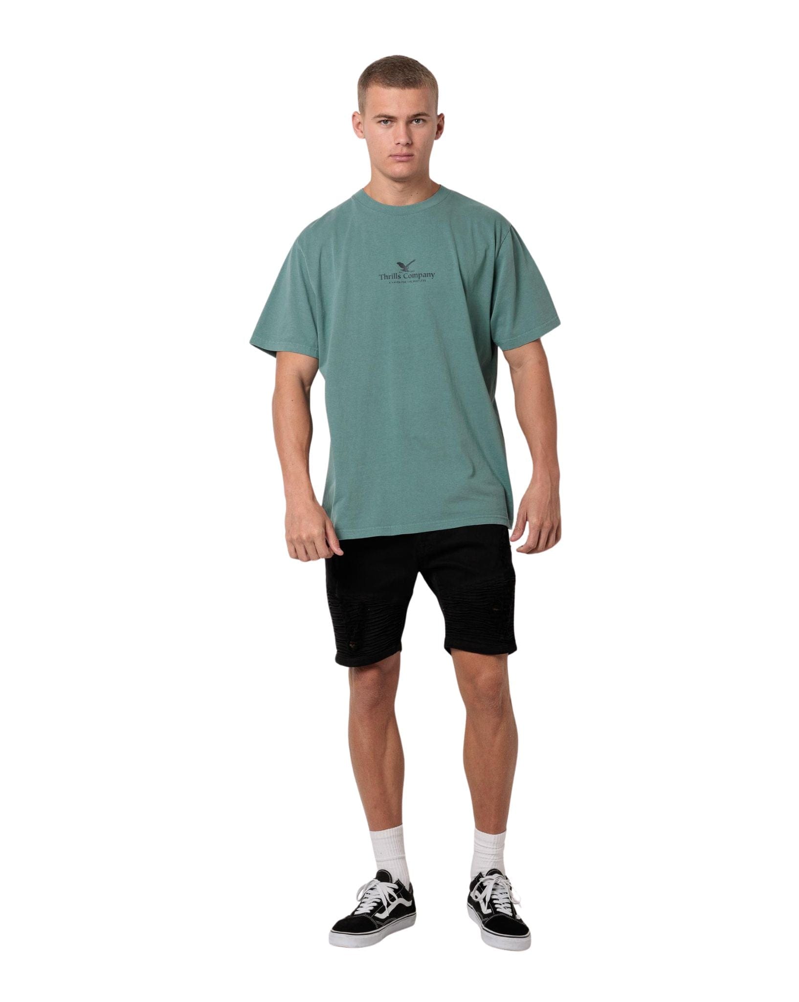 Thrills A Haven For The Restless Merch Fit Tee