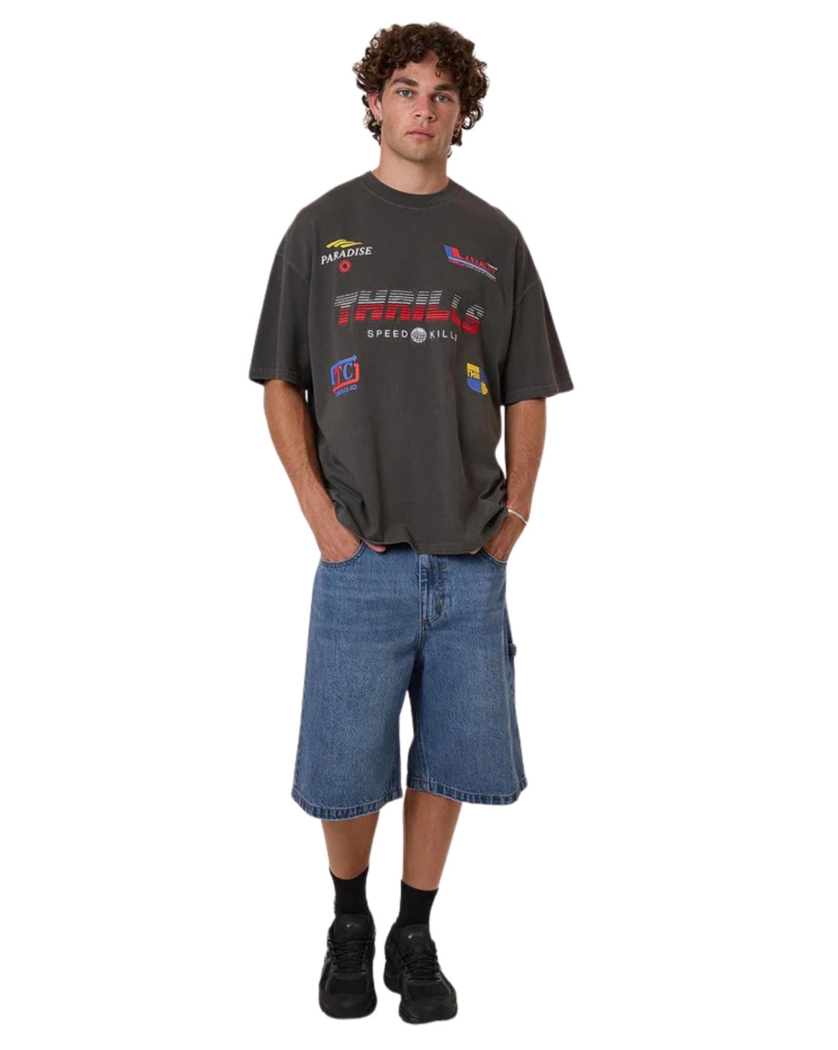 Thrills Anarchy In Paradise Box Fit Oversize Tee
