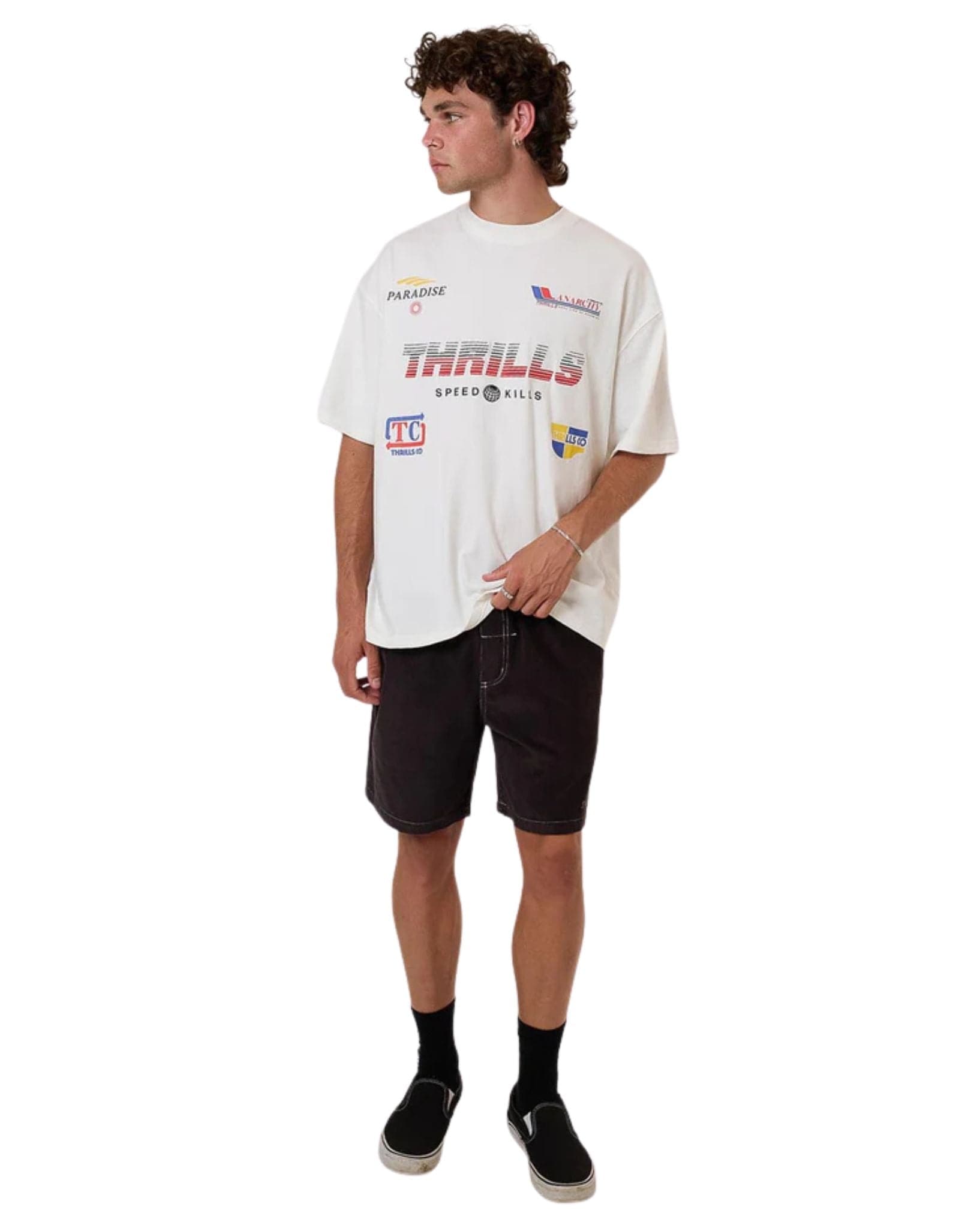 Thrills Anarchy In Paradise Box Fit Oversize Tee