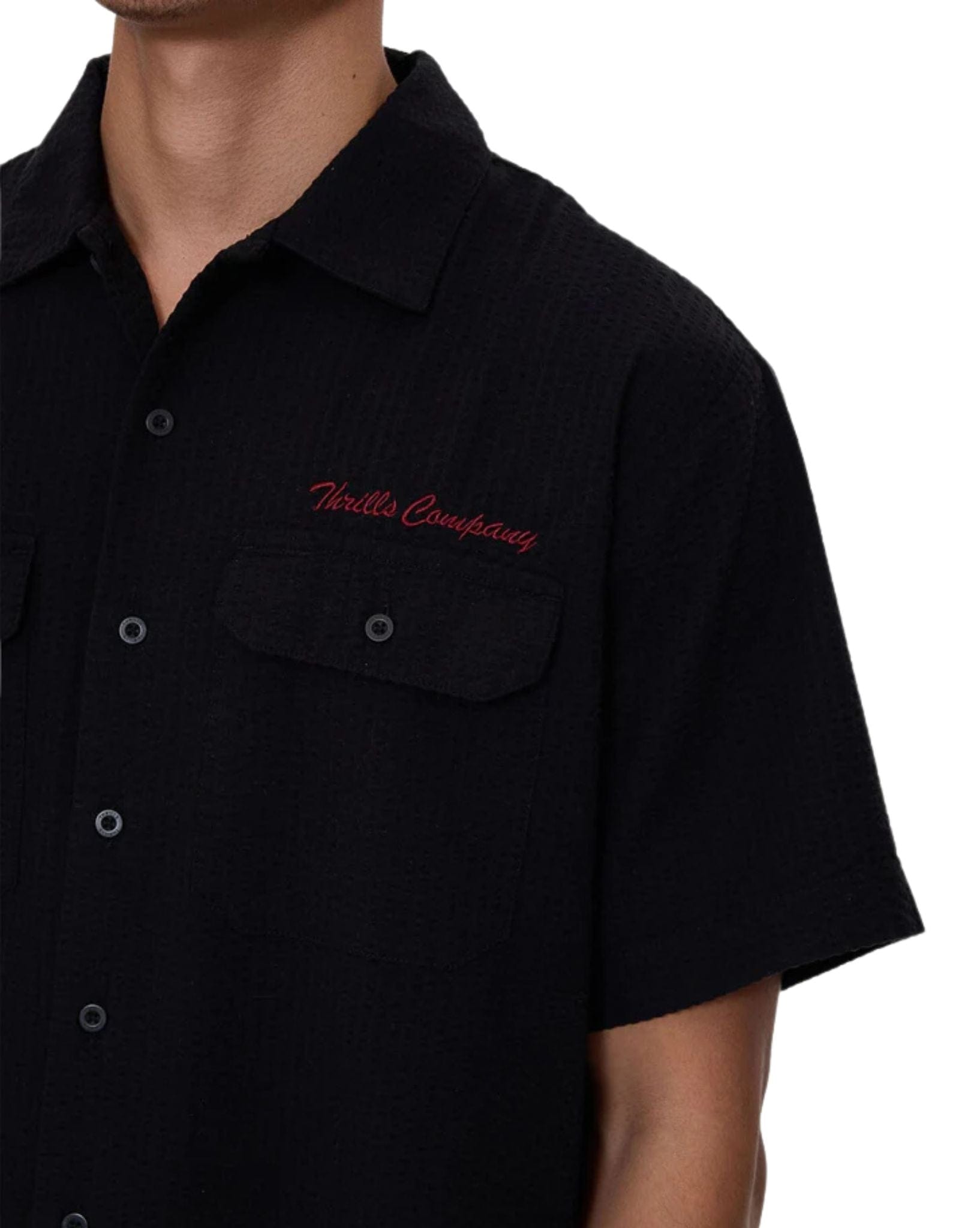 Thrills Appreciation Short Sleeve Work Short Shirt