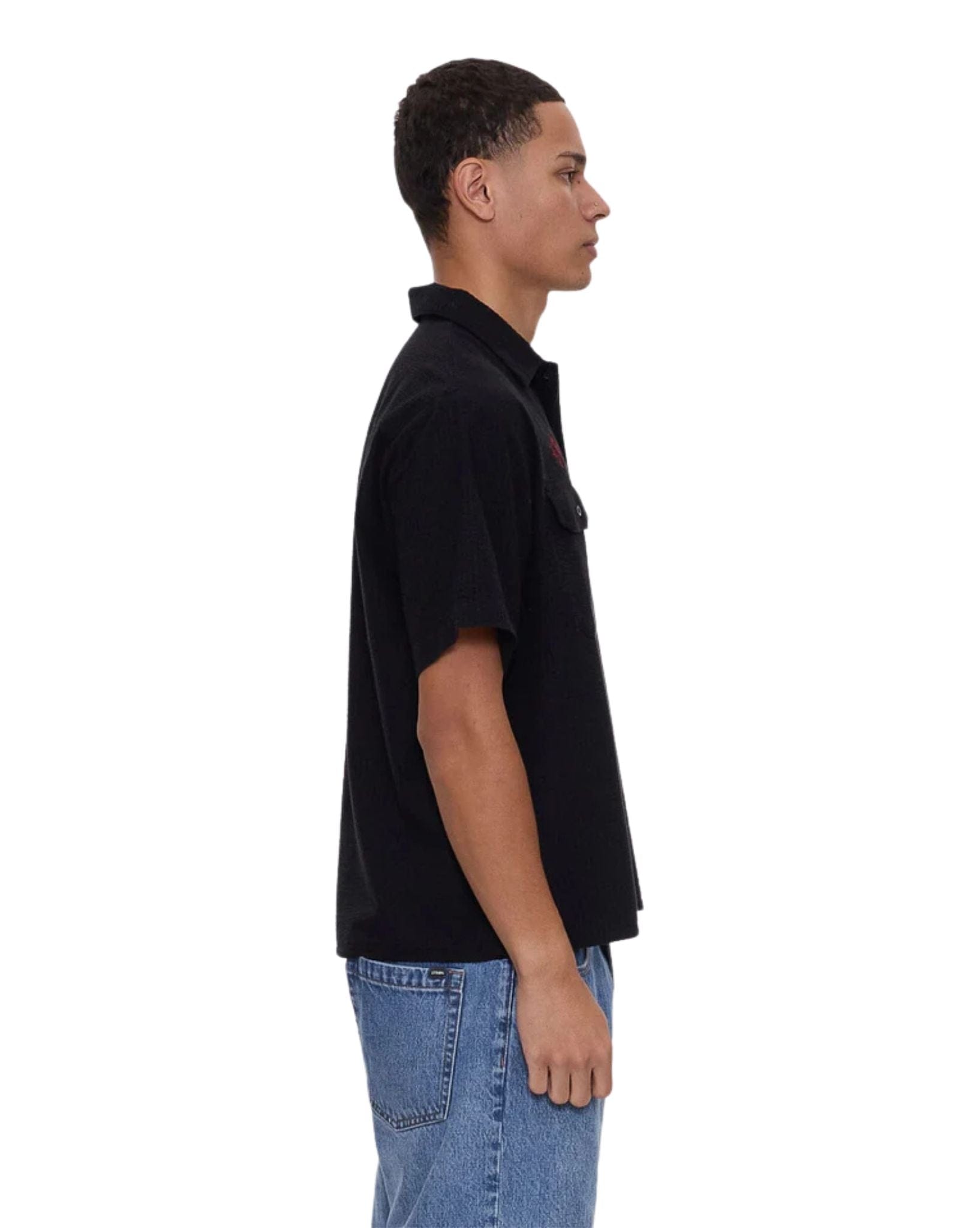 Thrills Appreciation Short Sleeve Work Short Shirt