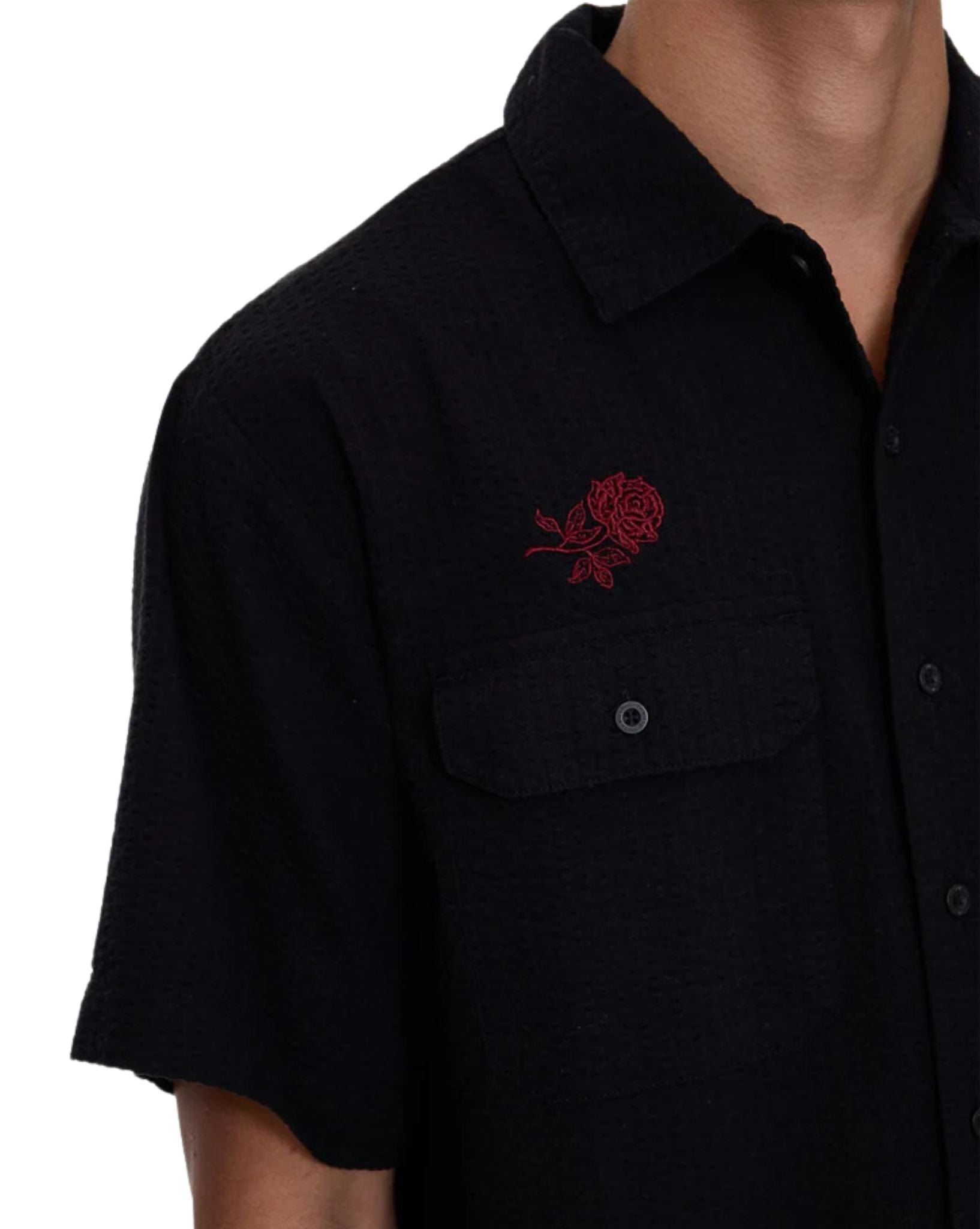 Thrills Appreciation Short Sleeve Work Short Shirt