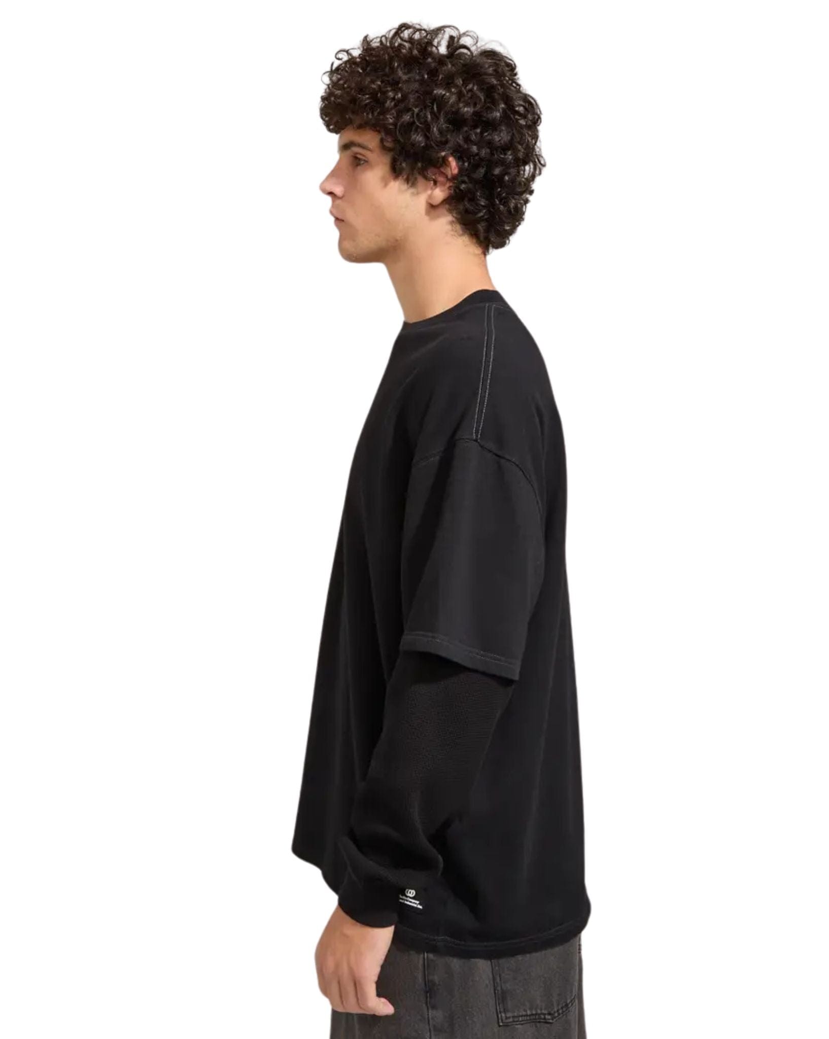 Thrills Arts & Industrial Layer Box Fit Oversize Long Sleeve Tee