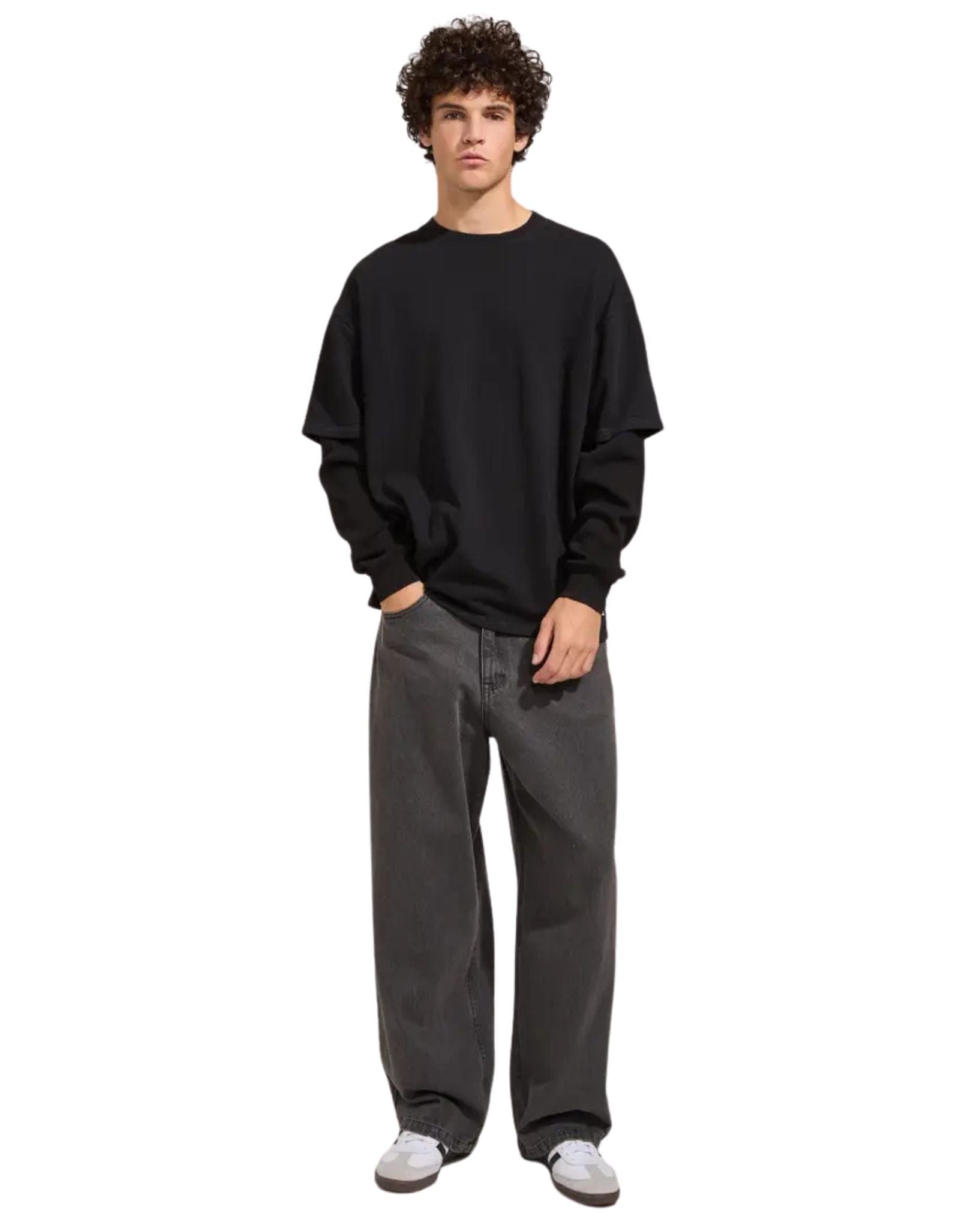 Thrills Arts & Industrial Layer Box Fit Oversize Long Sleeve Tee