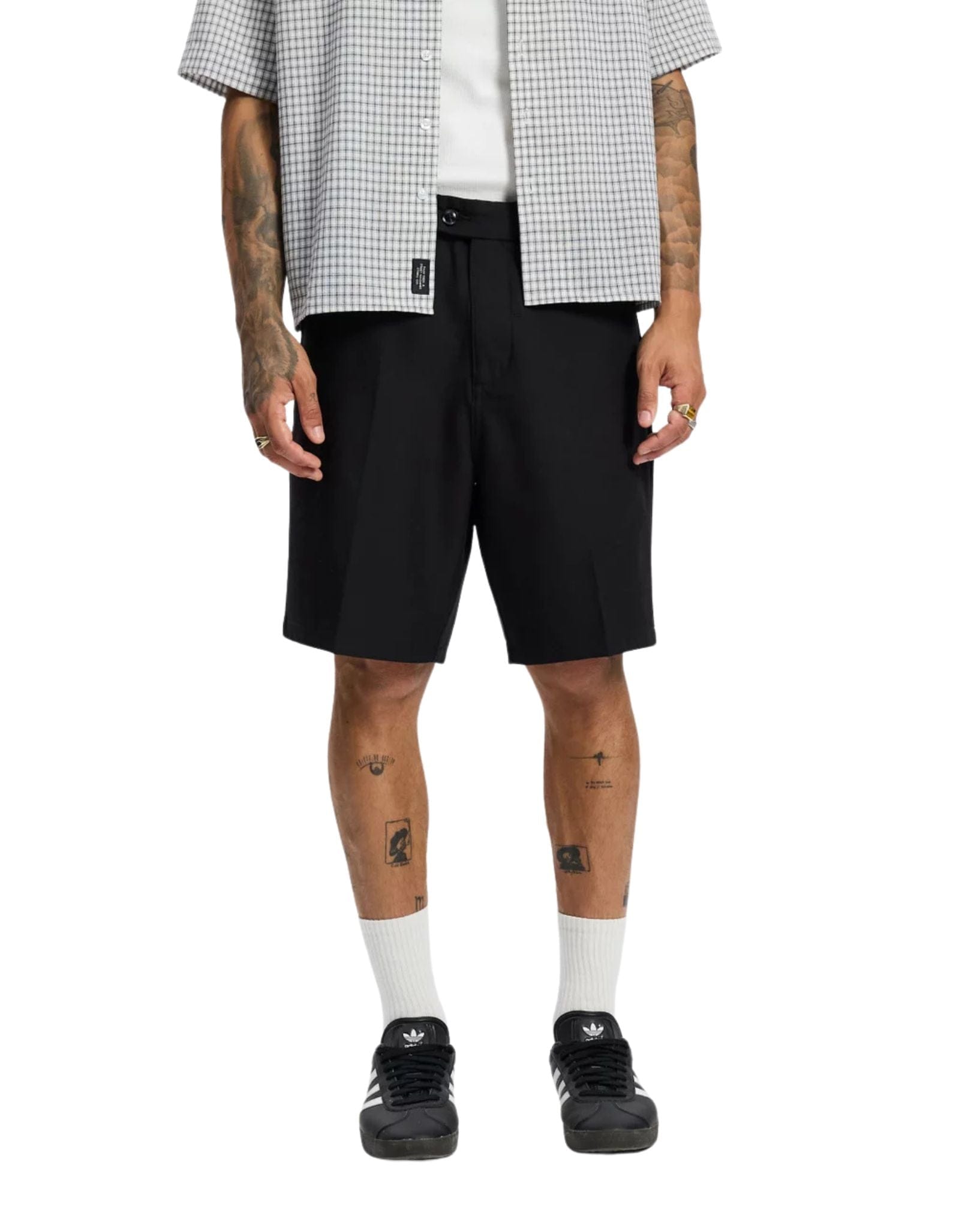 Thrills Big Slacker Baggy Cropped Pub Short