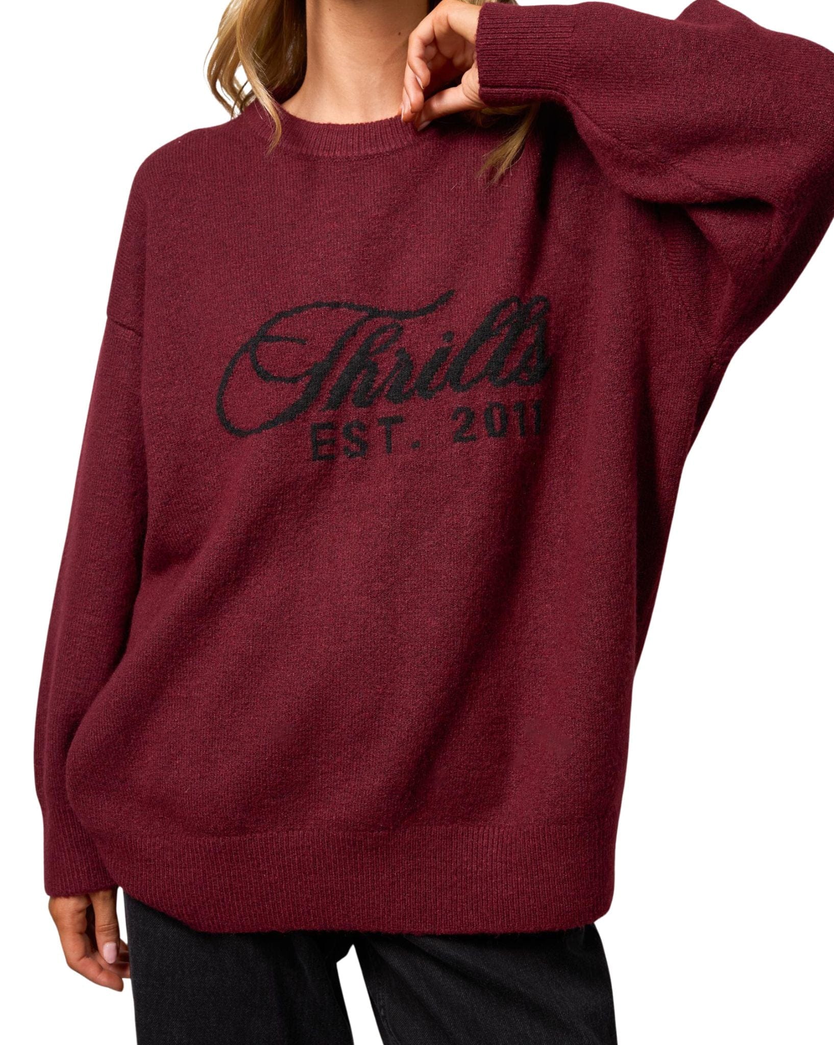 Thrills Bloodlines Knit Sweater