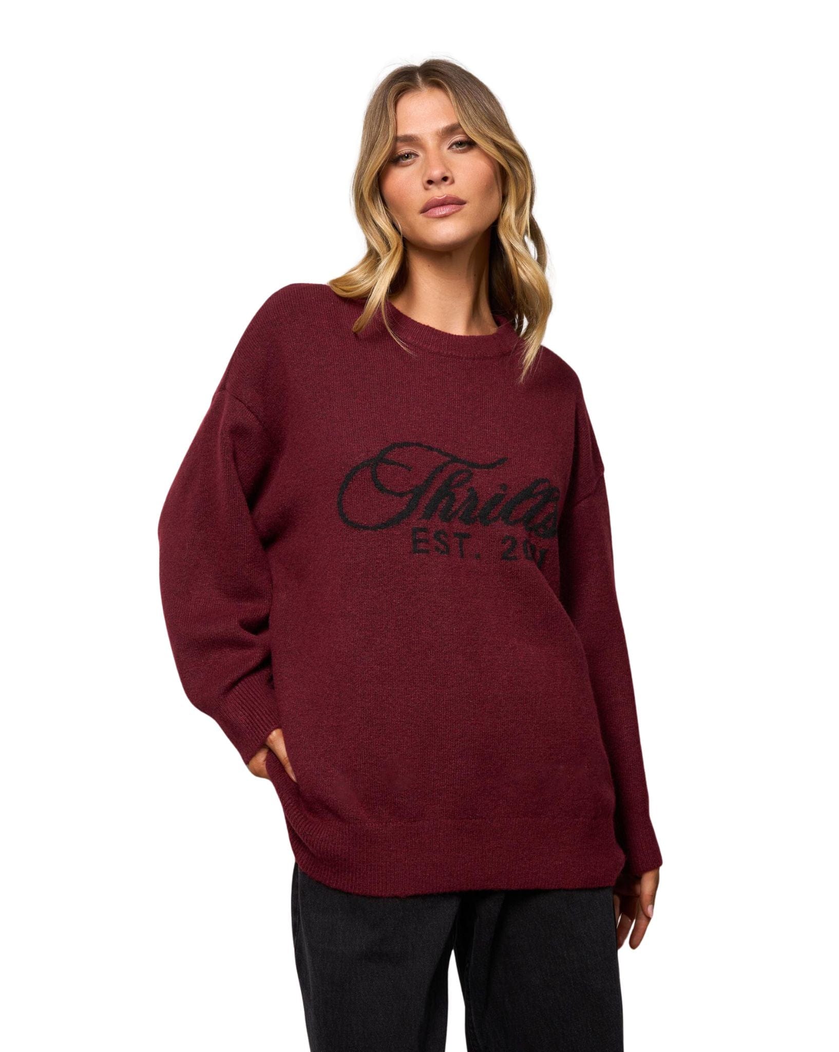 Thrills Bloodlines Knit Sweater