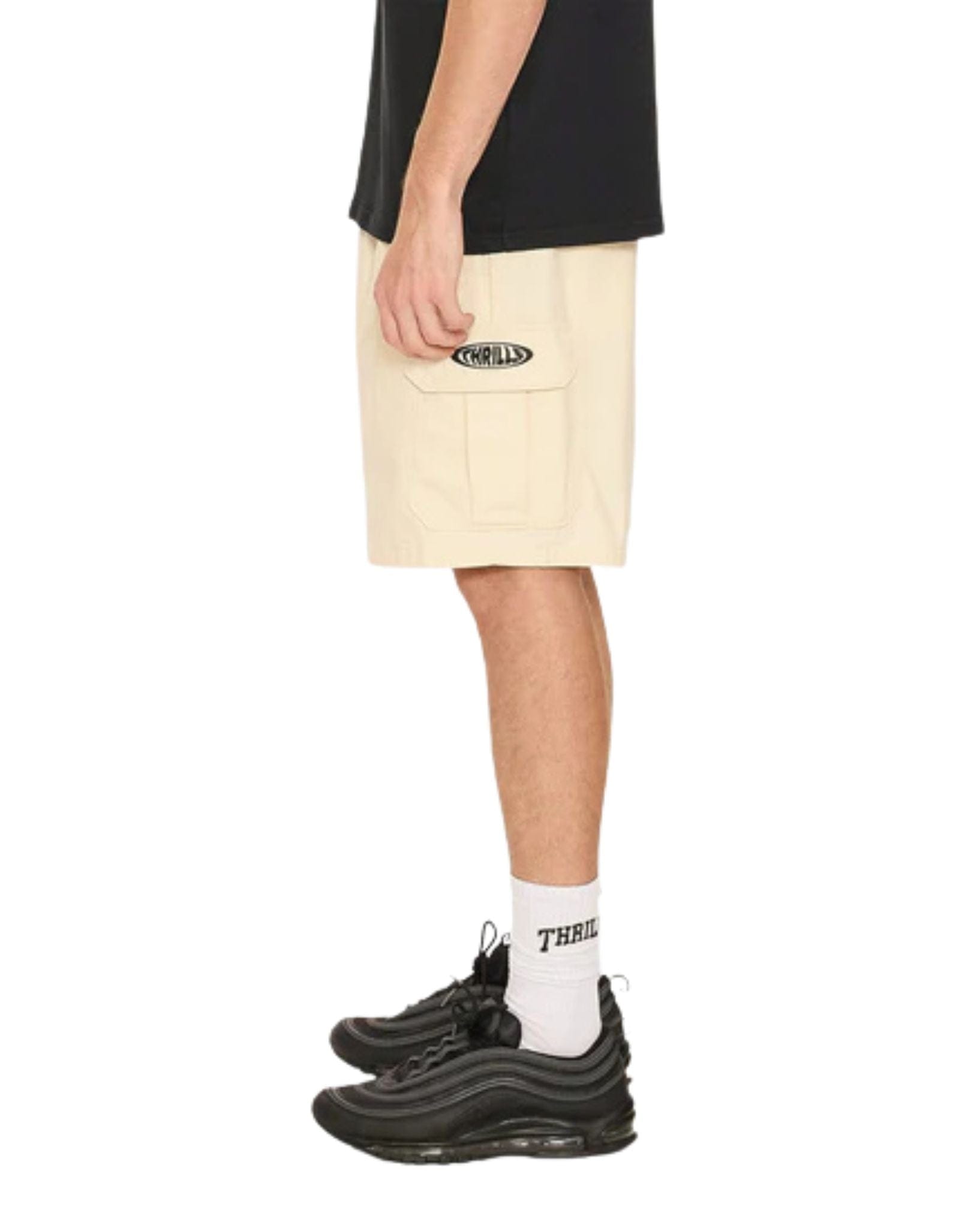 Thrills Bueno Elastic Cargo Short - Unbleached