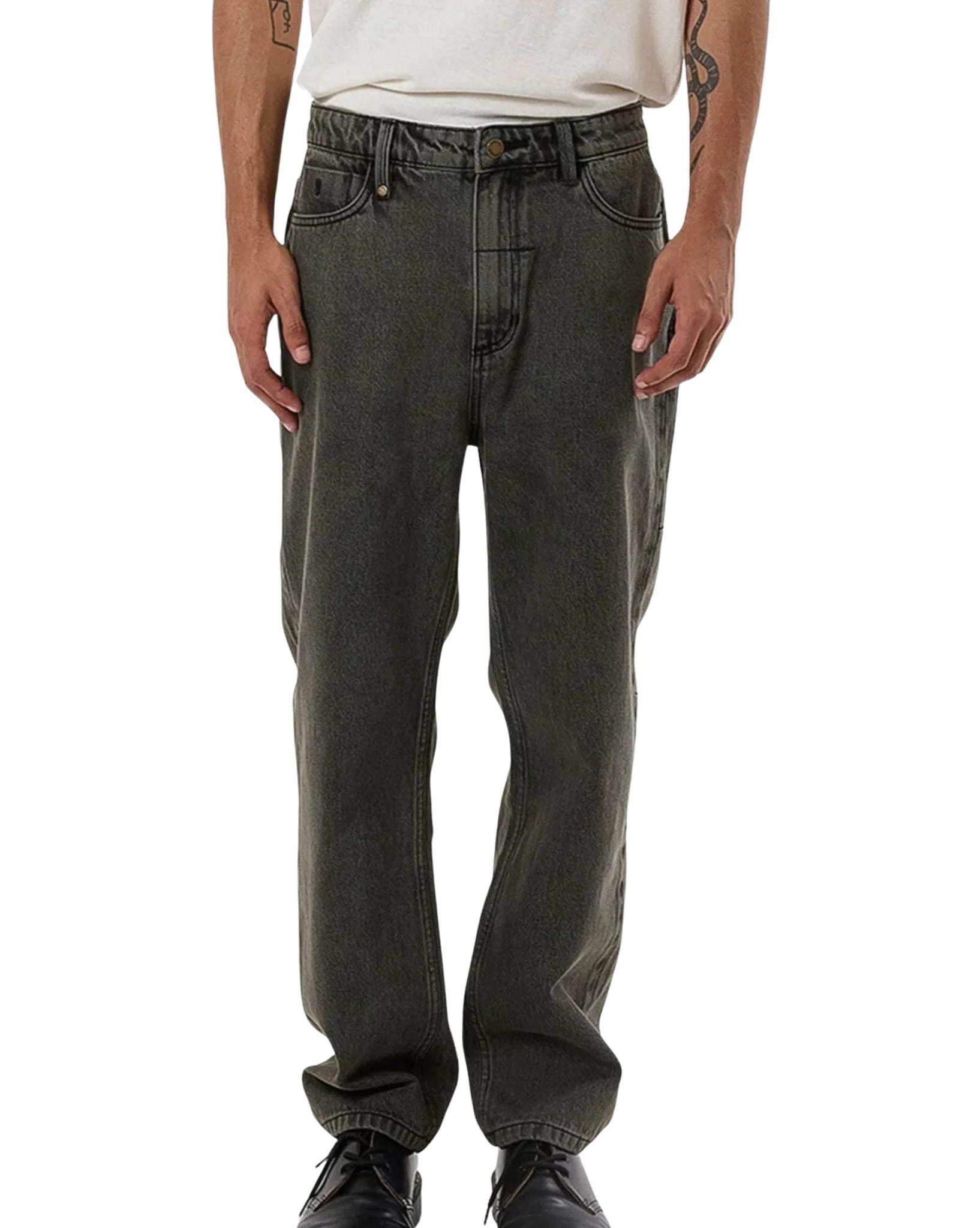 Thrills Cheap Thrills Big Slacker Denim Jean - Tarmac